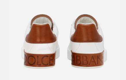 DOLCE & GABBANA Luxury Leather Sneakers for Men - FW24 Edition