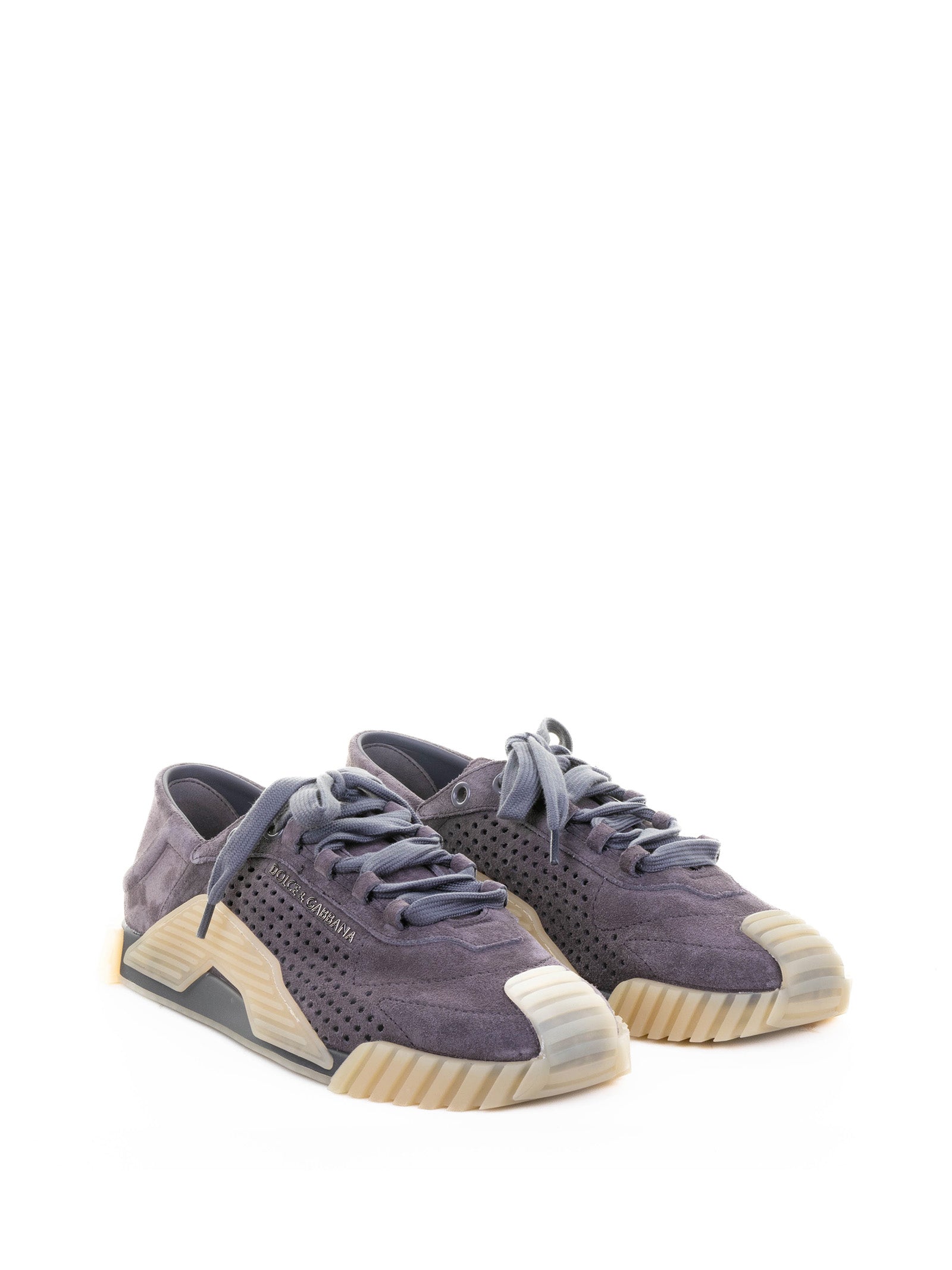 DOLCE & GABBANA Men's Slip-On Sneakers in Mixed Materials