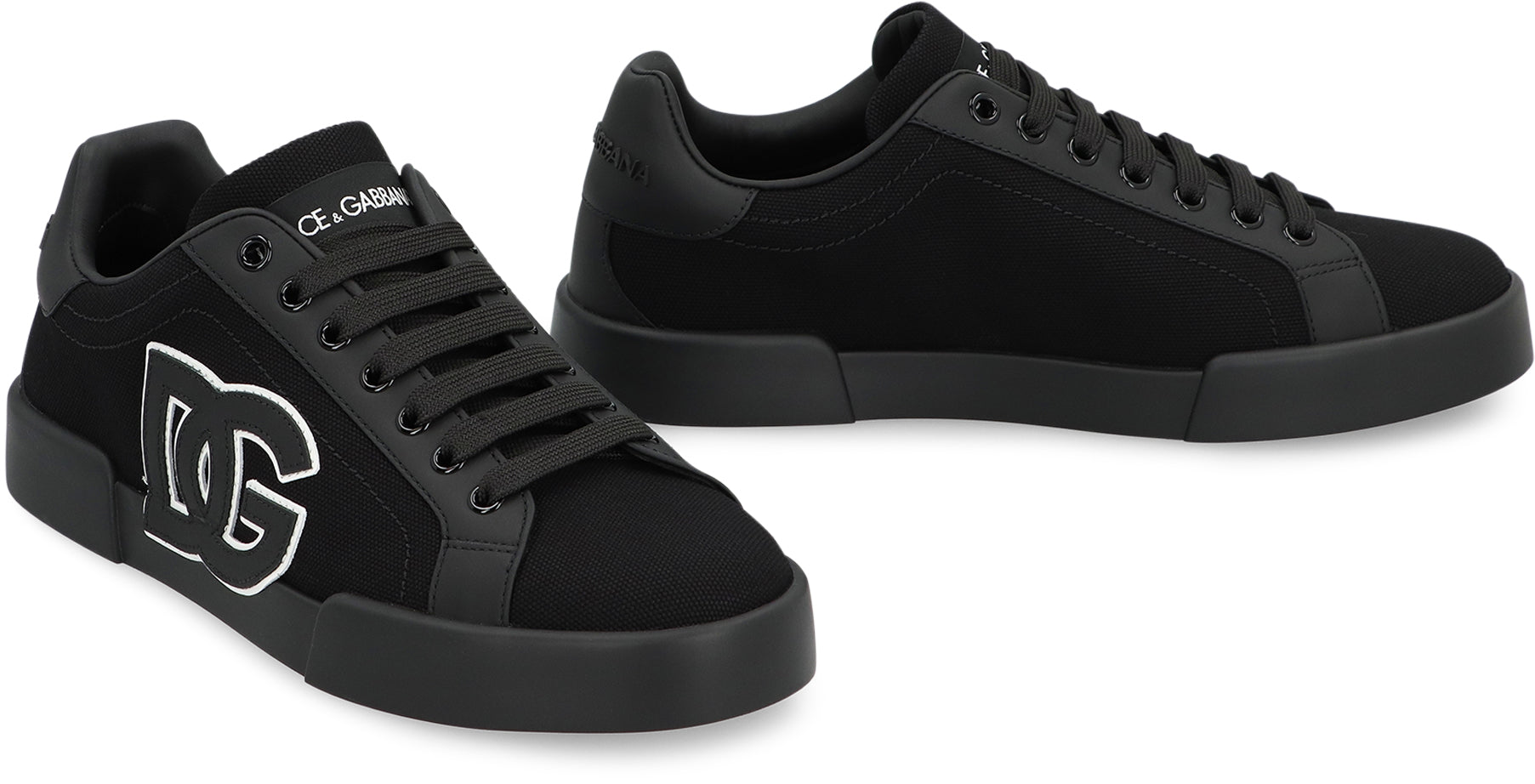 DOLCE & GABBANA Logo Patch Low Top Sneakers