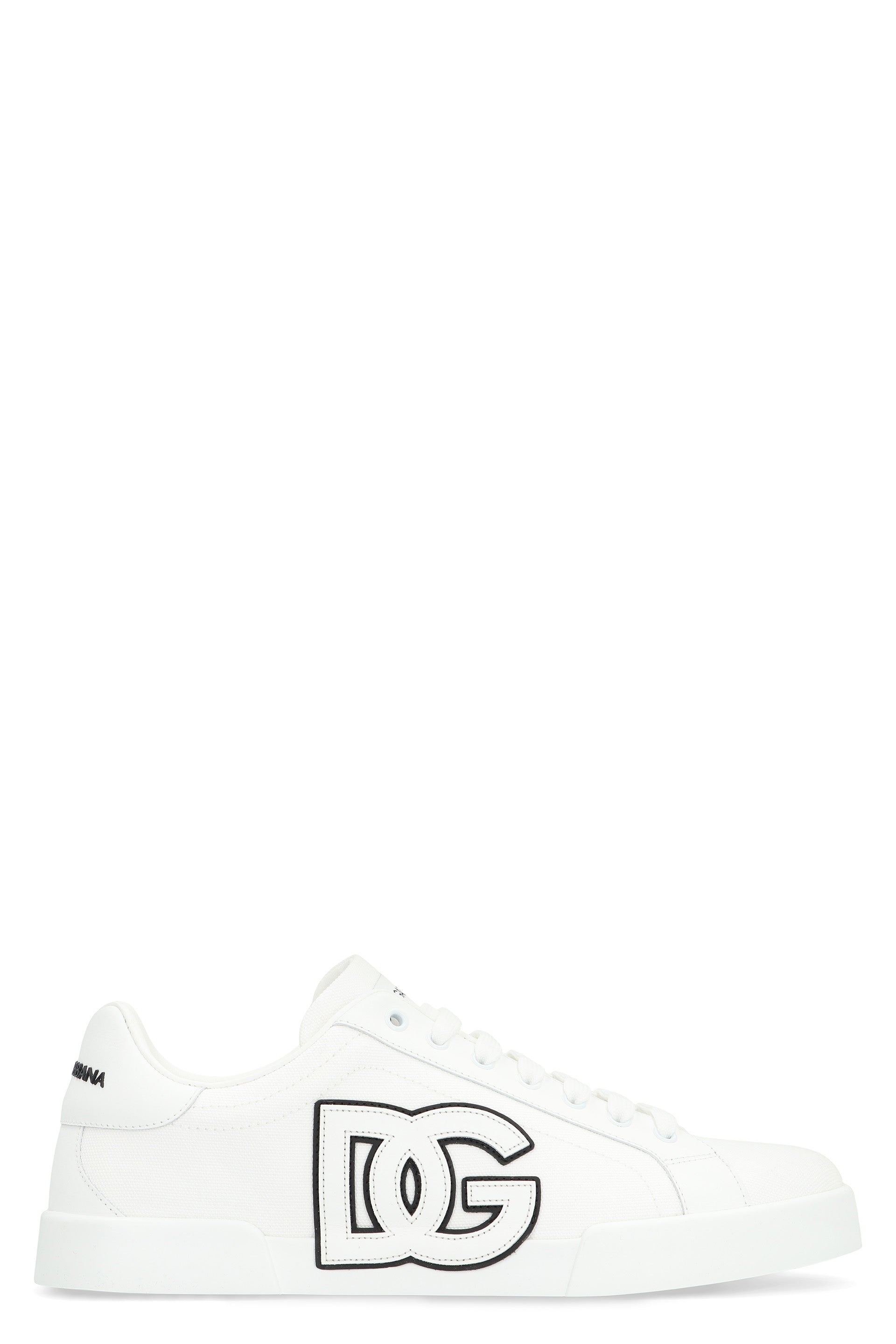 DOLCE & GABBANA Logo Patch Low Top Sneakers for Men
