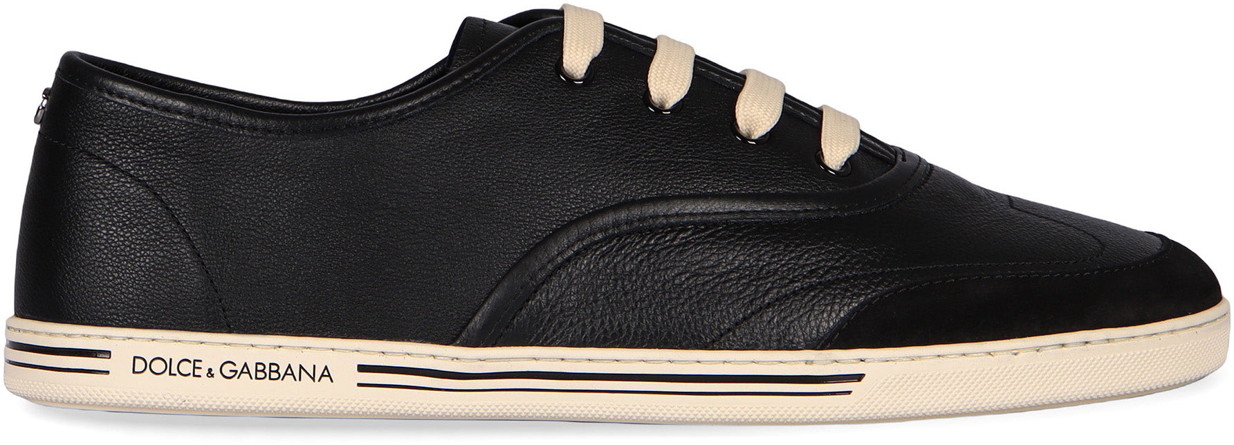 DOLCE & GABBANA Leather Low-Top Sneakers for Men