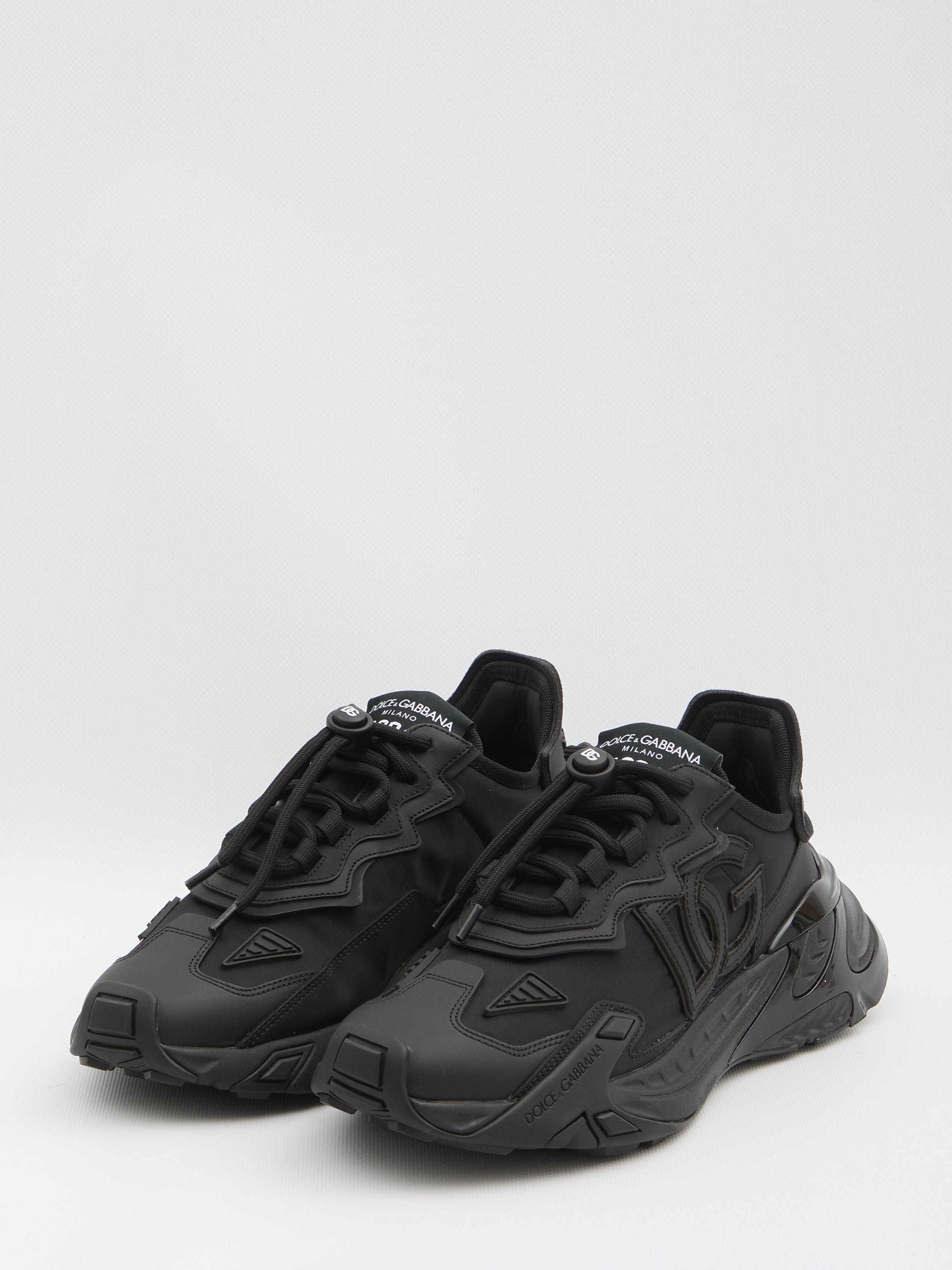 DOLCE & GABBANA Logo Patch Panelled Low-Top Sneakers for Men