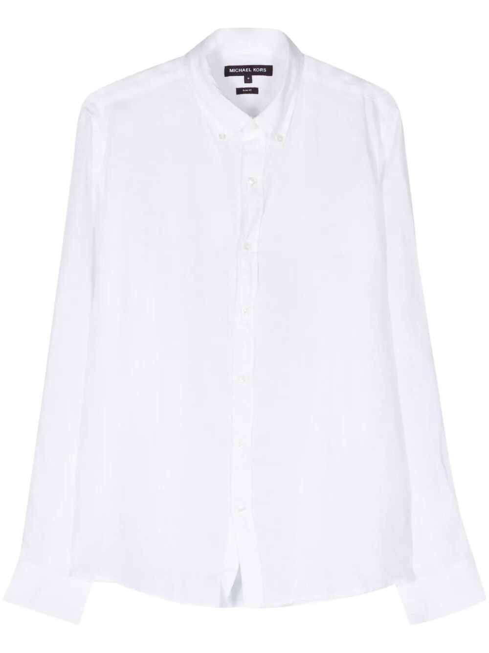 MICHAEL KORS Long Sleeves Linen Shirt for Men