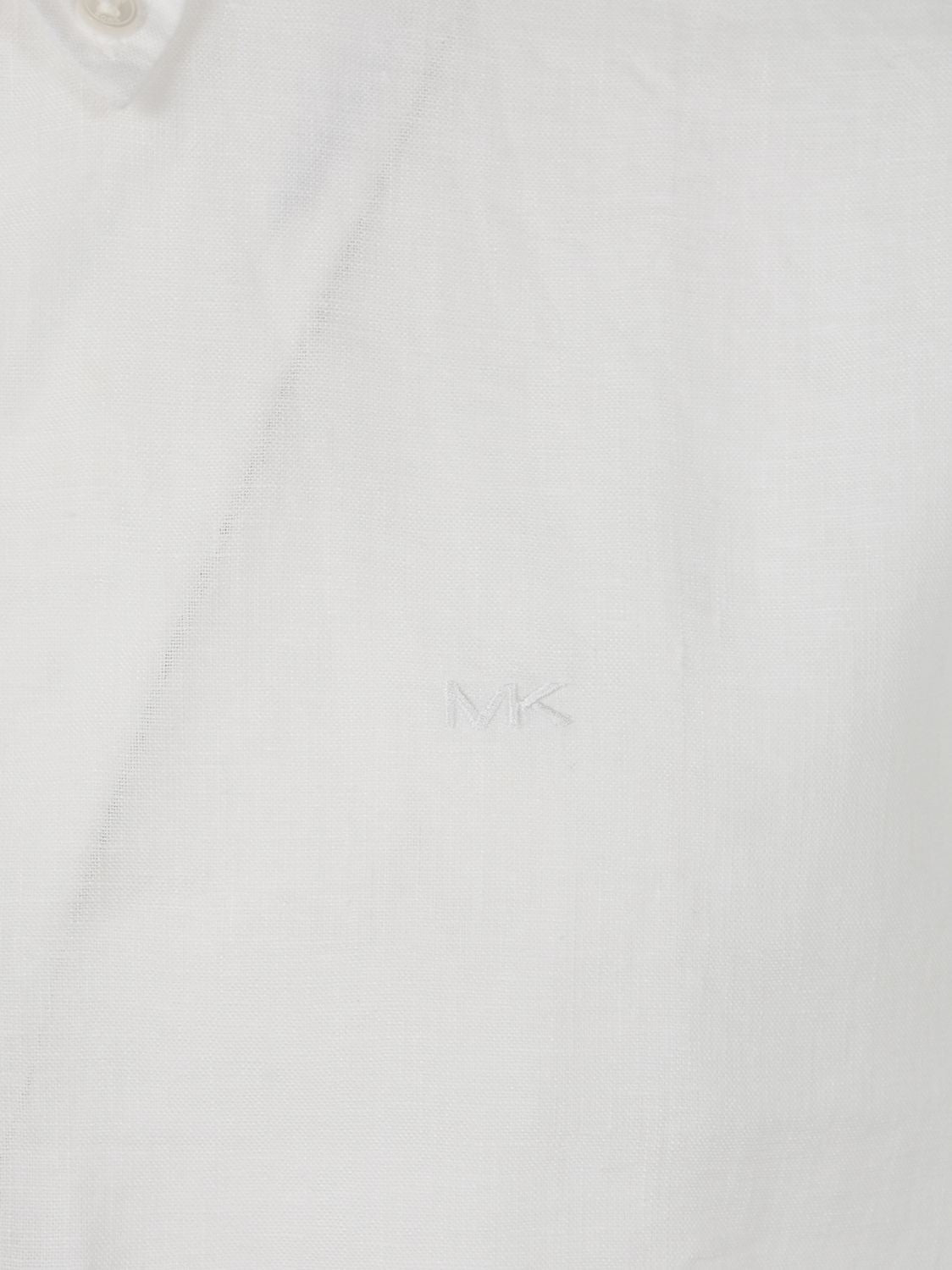 MICHAEL KORS Long Sleeves Linen Shirt for Men