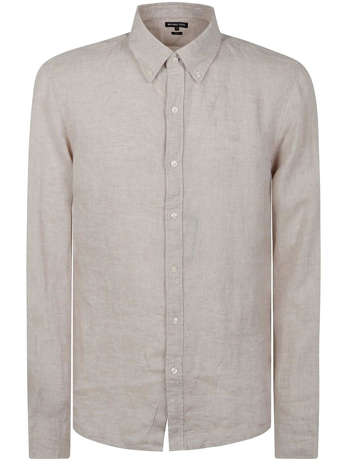 MICHAEL KORS Linen Long Sleeve Shirt for Men