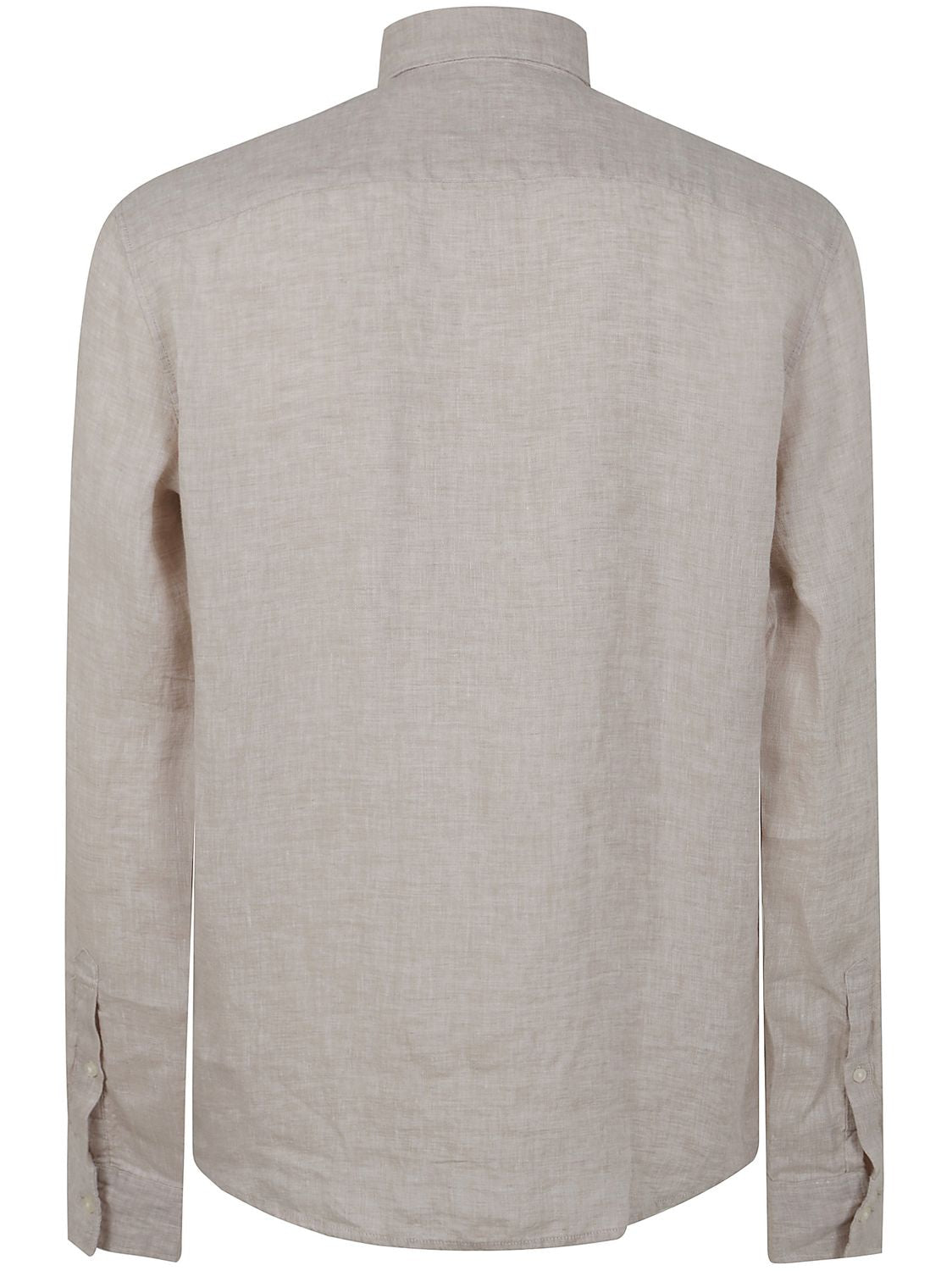 MICHAEL KORS Linen Long Sleeve Shirt for Men