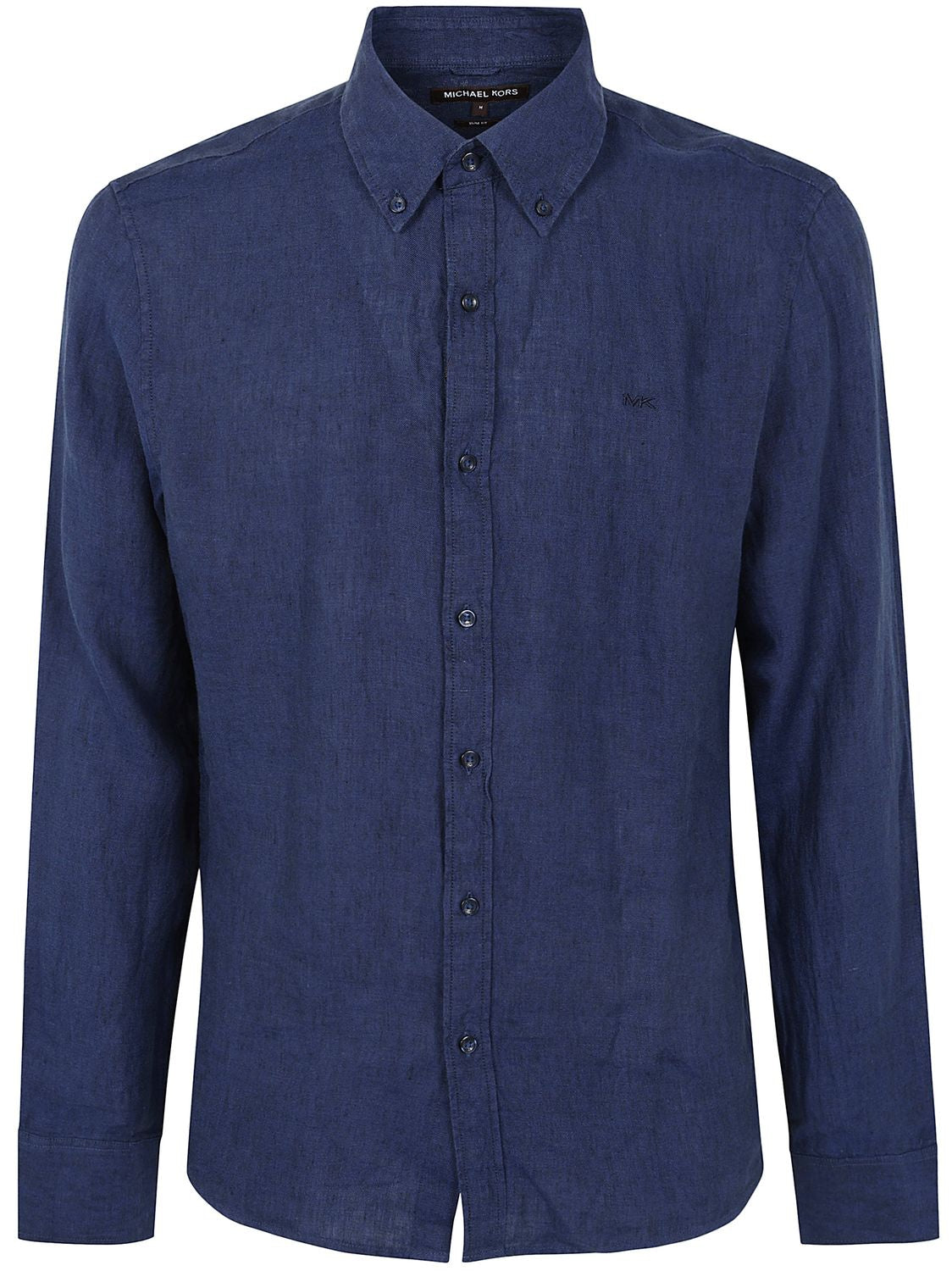 MICHAEL KORS Long Sleeve Linen Shirt for Men