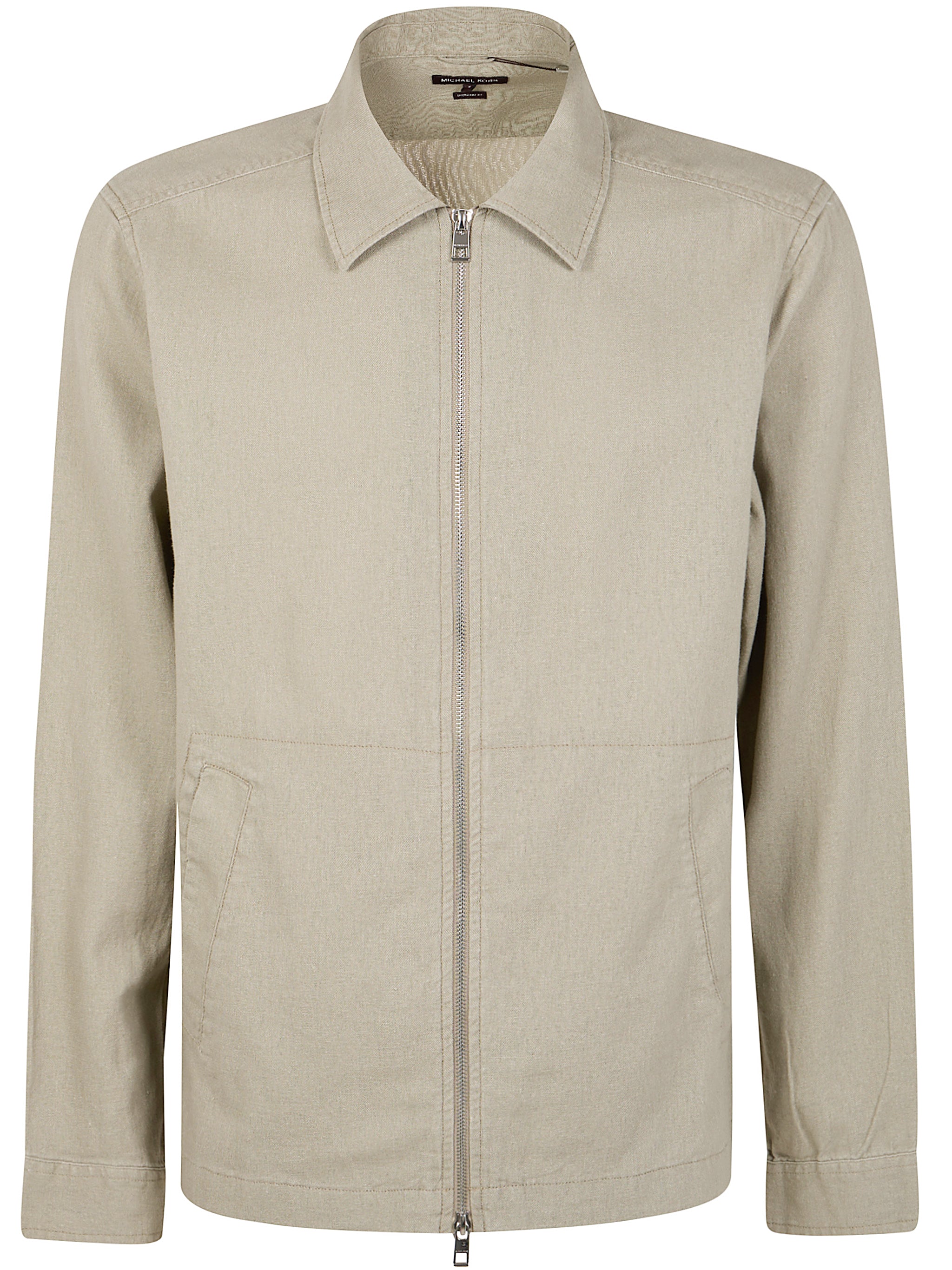MICHAEL KORS Men's Long Sleeves Linen Cotton Jacket