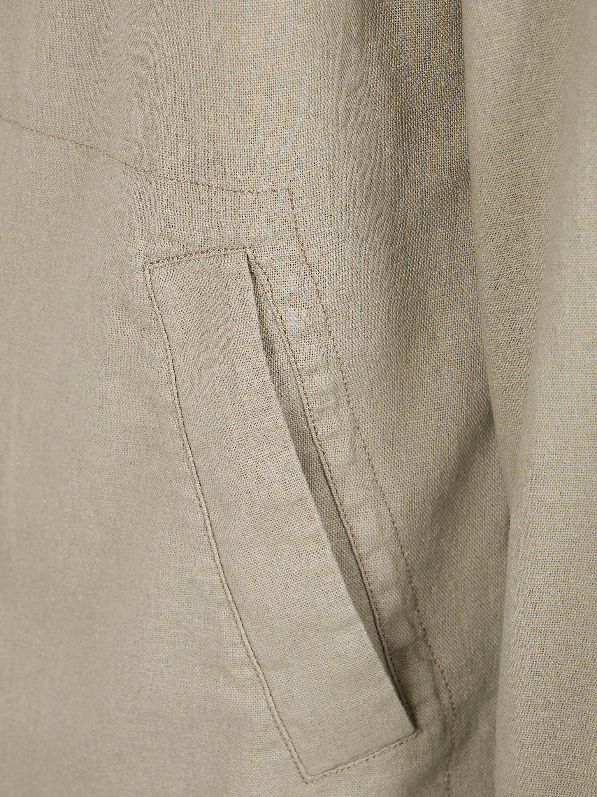 MICHAEL KORS Men's Long Sleeves Linen Cotton Jacket