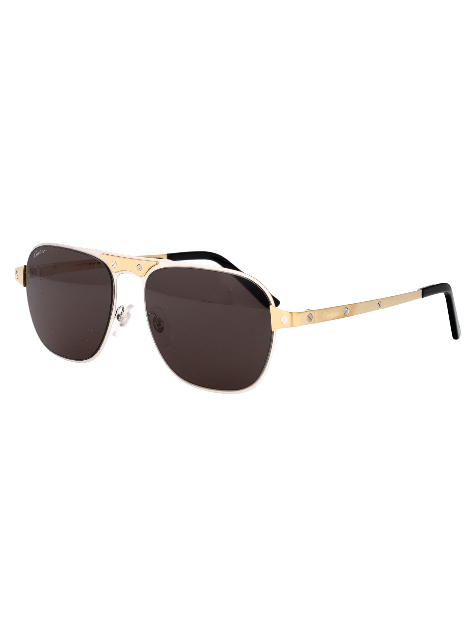 CARTIER Stylish Men's Metal Sunglasses