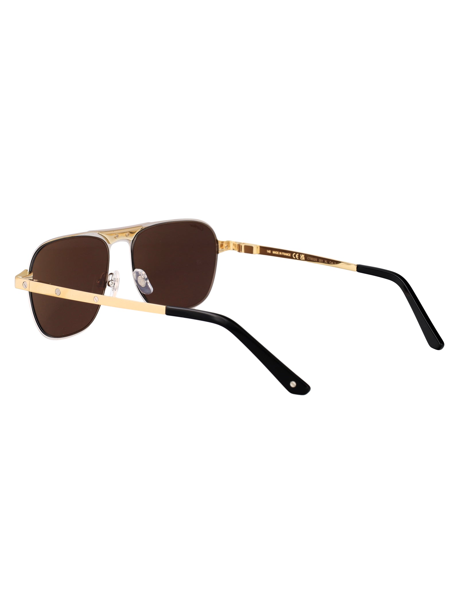 CARTIER Stylish Men's Metal Sunglasses