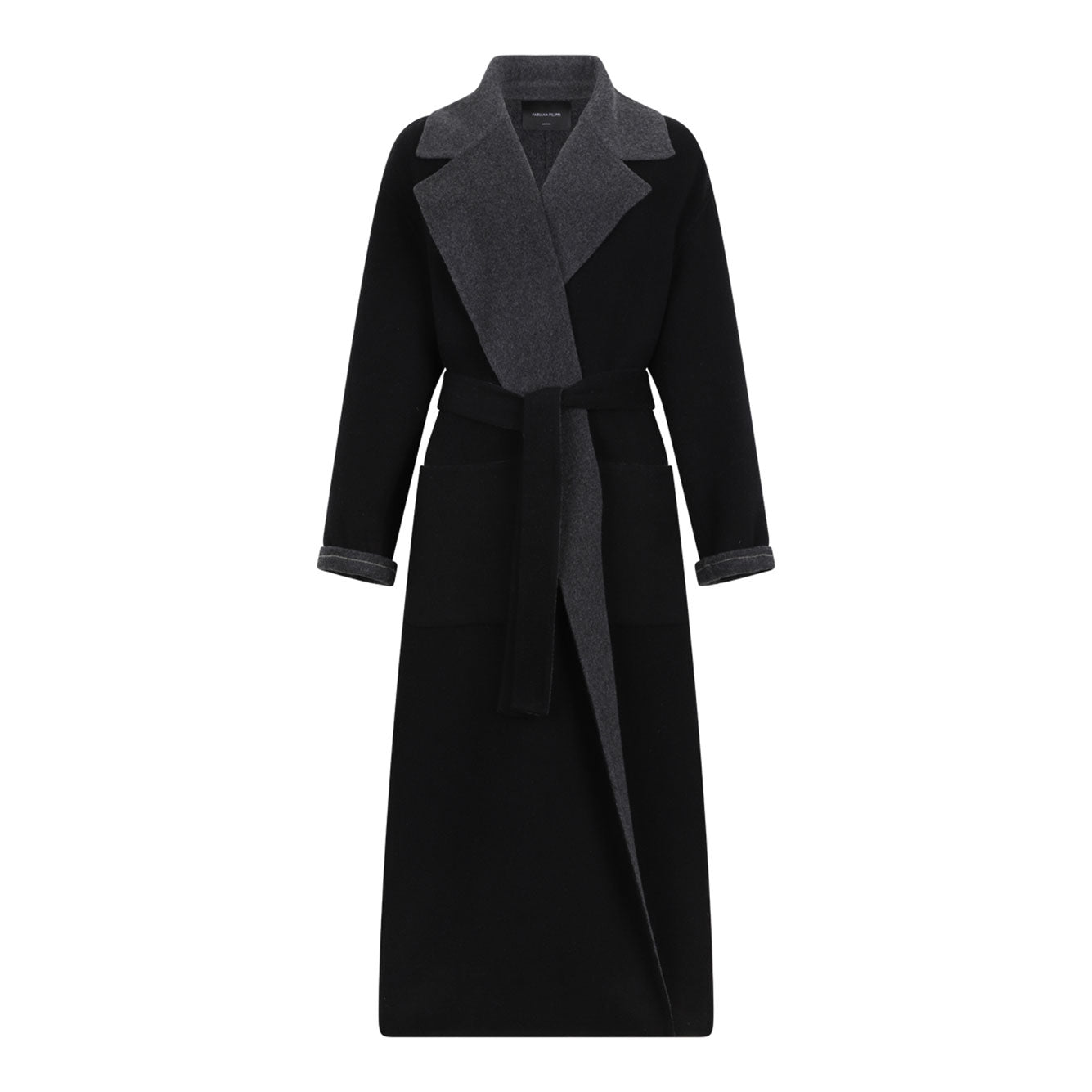 FABIANA FILIPPI Virgin Wool-Cashmere Blend Outerwear Coat for Women