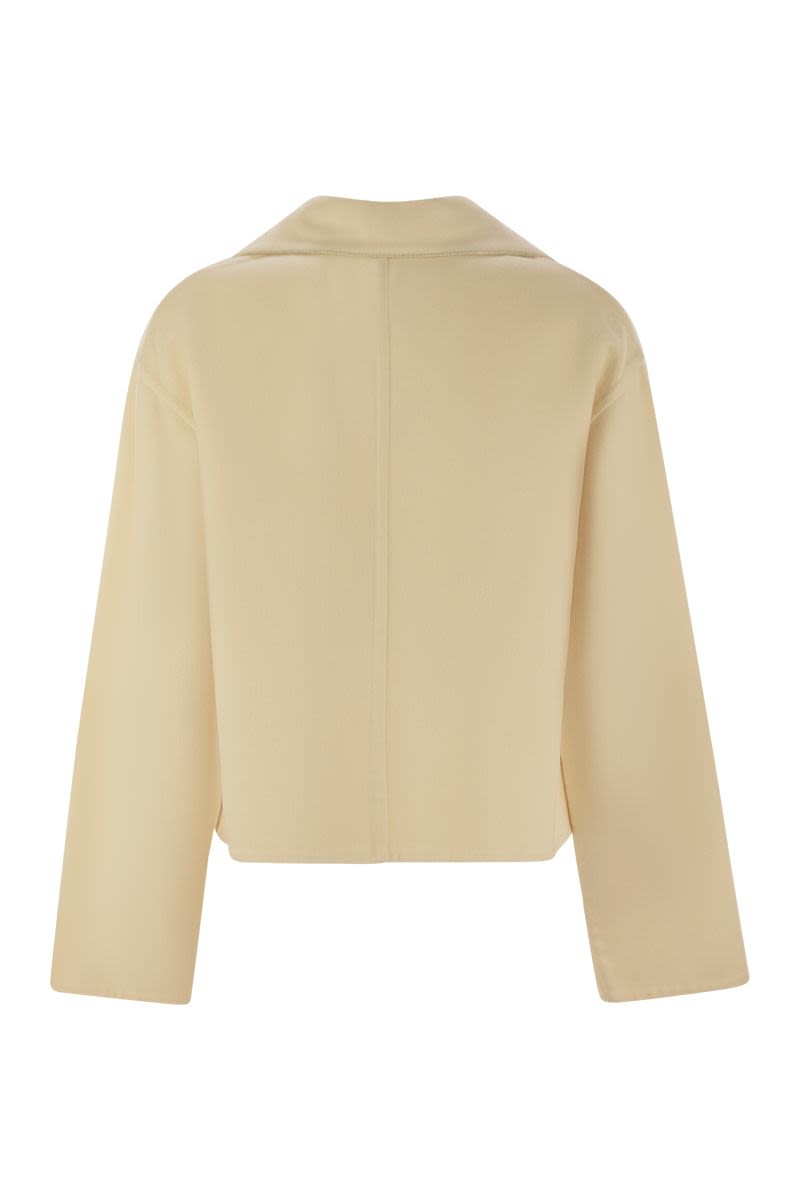 FABIANA FILIPPI Minimal Double Wool Cropped Jacket