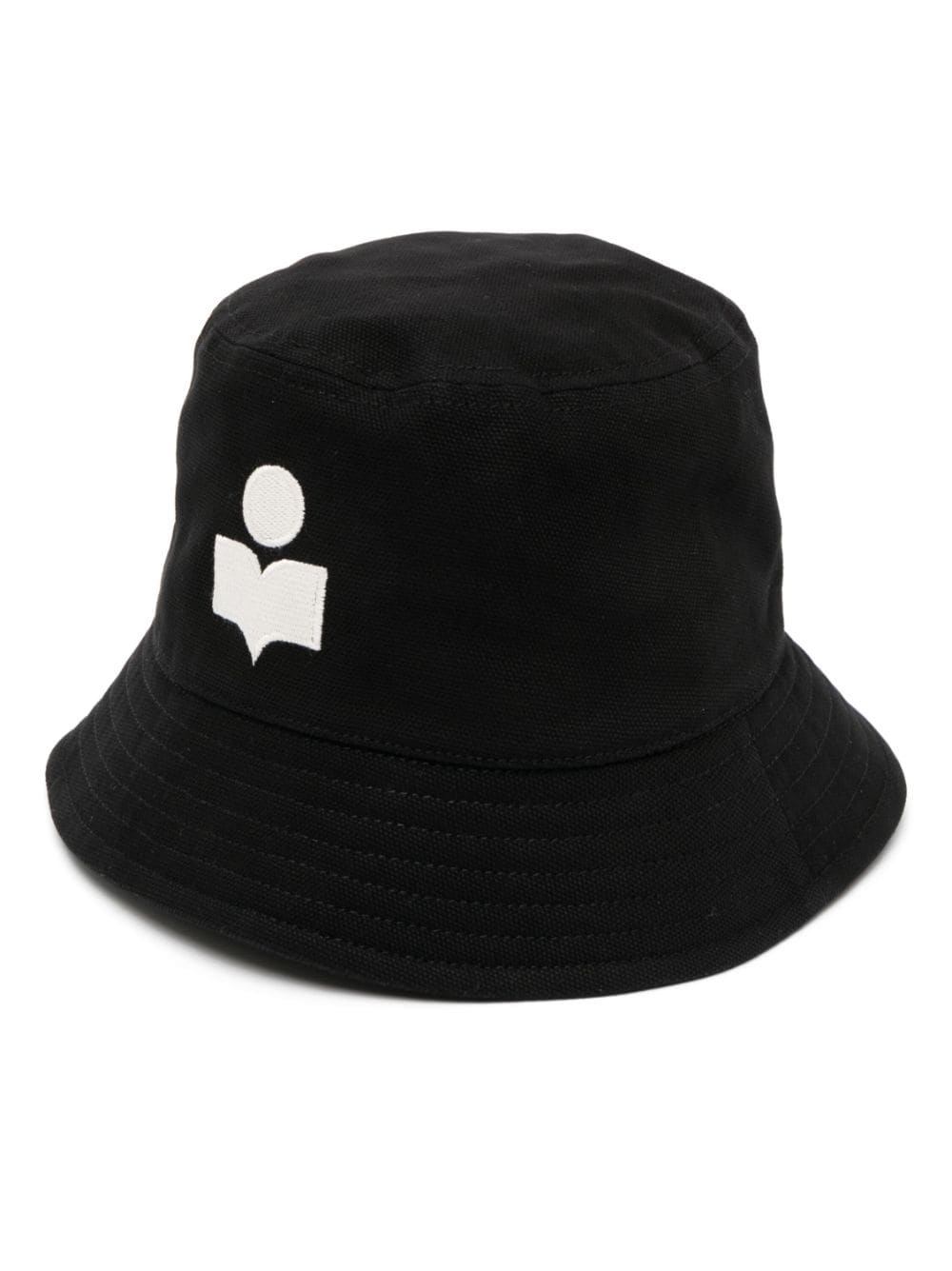 ISABEL MARANT Embroidered-Logo Bucket Hat