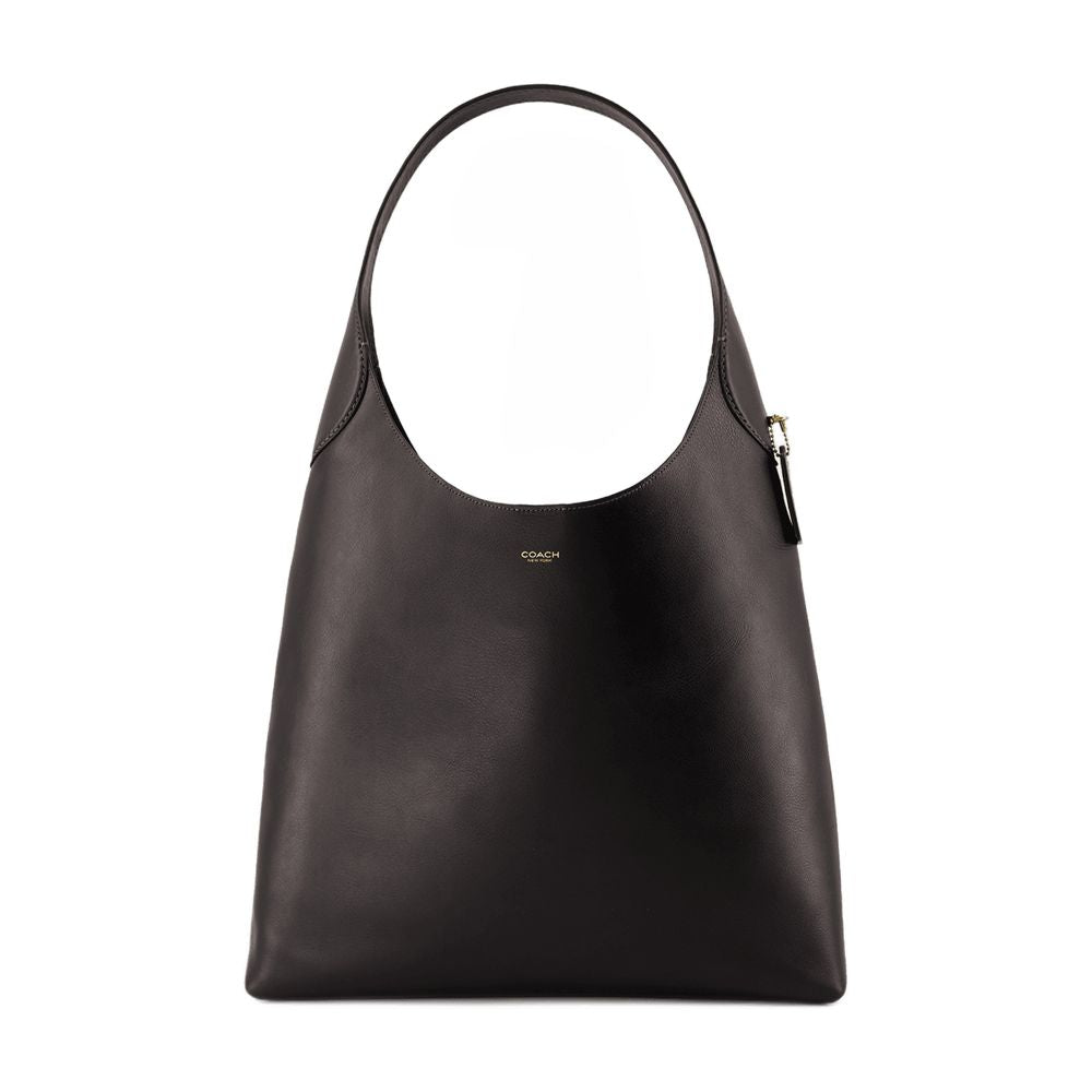 COACH Leather Handbag with Magnetic Closure and Removable Tag - 39 cm