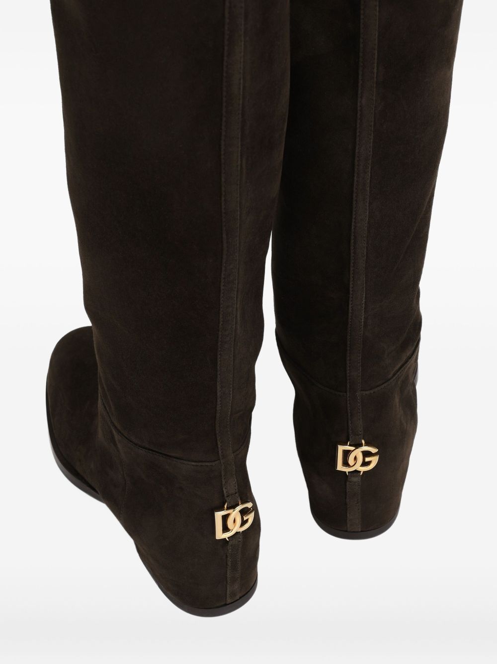 DOLCE & GABBANA Over-the-Knee Suede Boots for Women