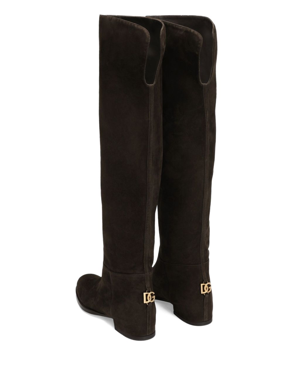 DOLCE & GABBANA Over-the-Knee Suede Boots for Women