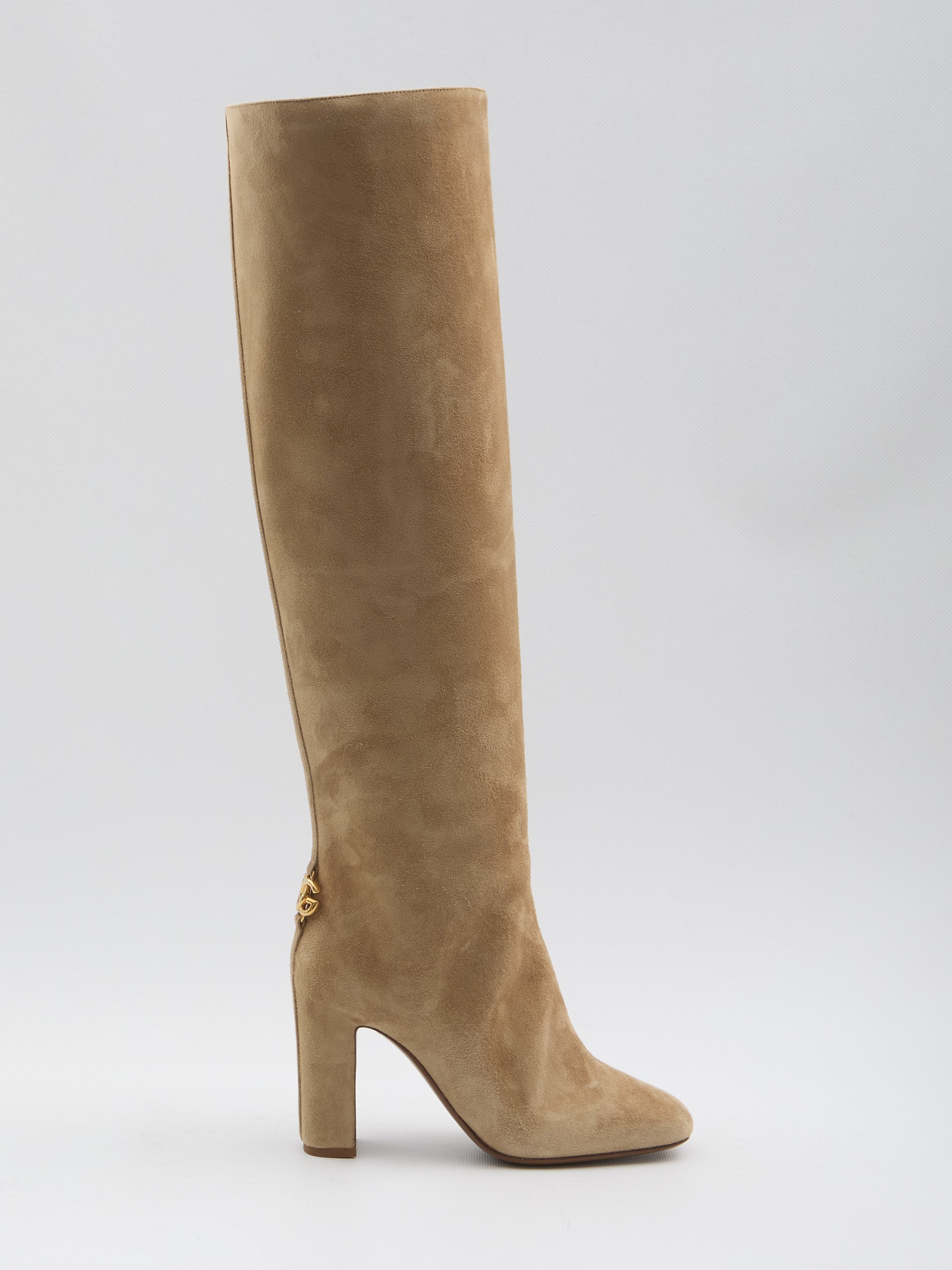 DOLCE & GABBANA Knee-High Suede Boots
