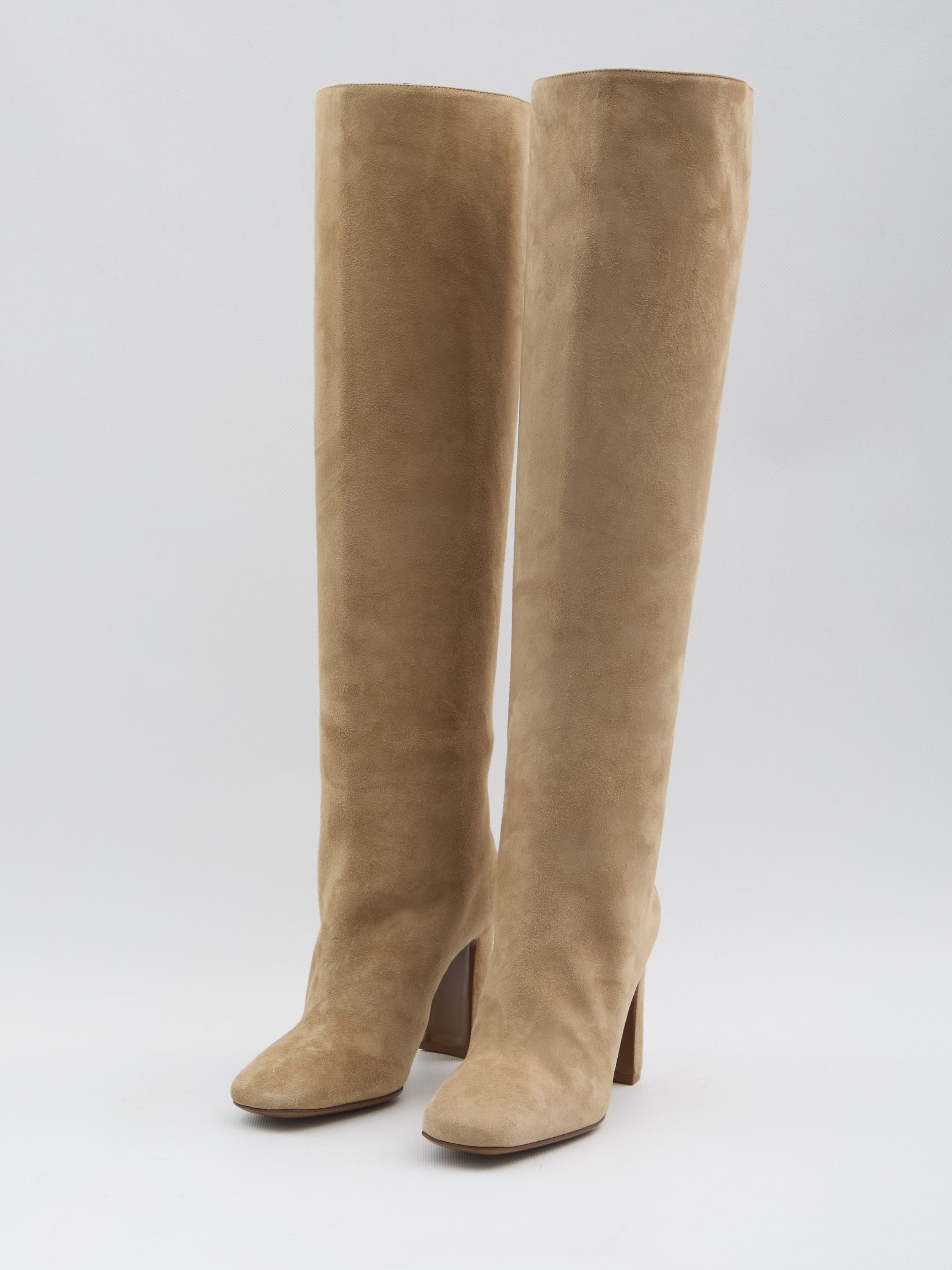 DOLCE & GABBANA Knee-High Suede Boots