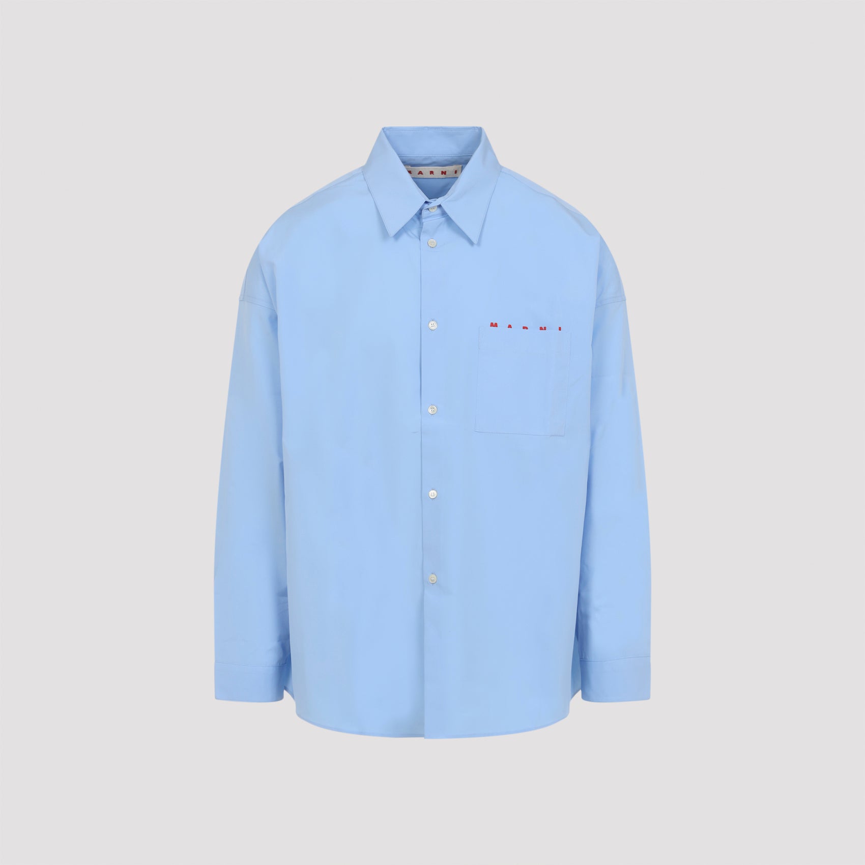 MARNI Men's Long Sleeve Cotton Shirt