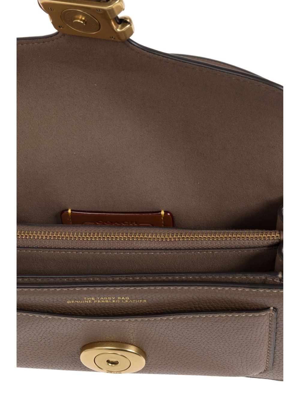 COACH Polished Pebble Leather Tabby Shoulder Bag - Mini