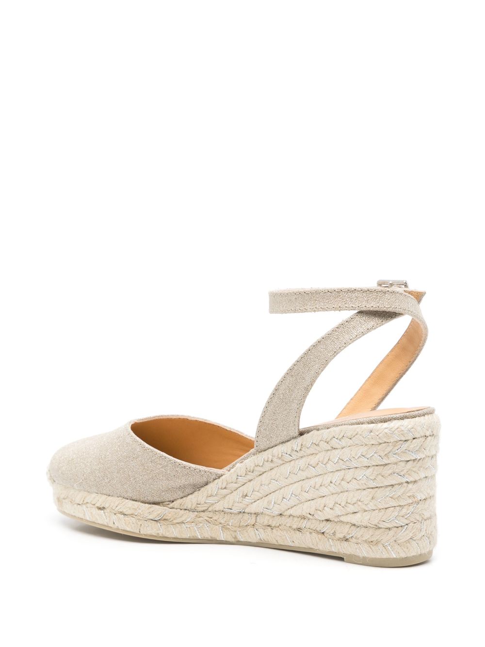 CASTAÑER Elegant Mid Wedge Espadrilles with Ankle Strap