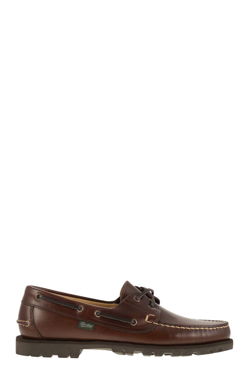 PARABOOT Hand-Stitched Leather Loafers for Men