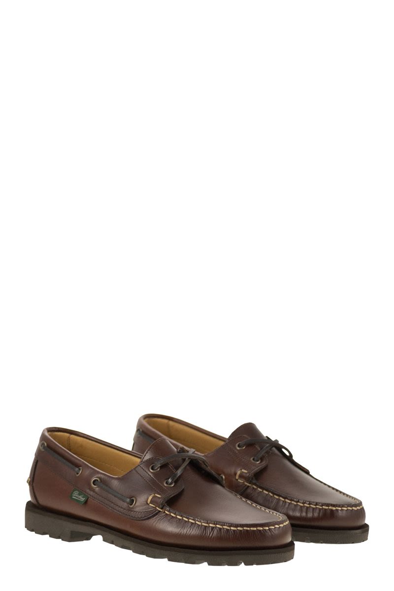 PARABOOT Hand-Stitched Leather Loafers for Men