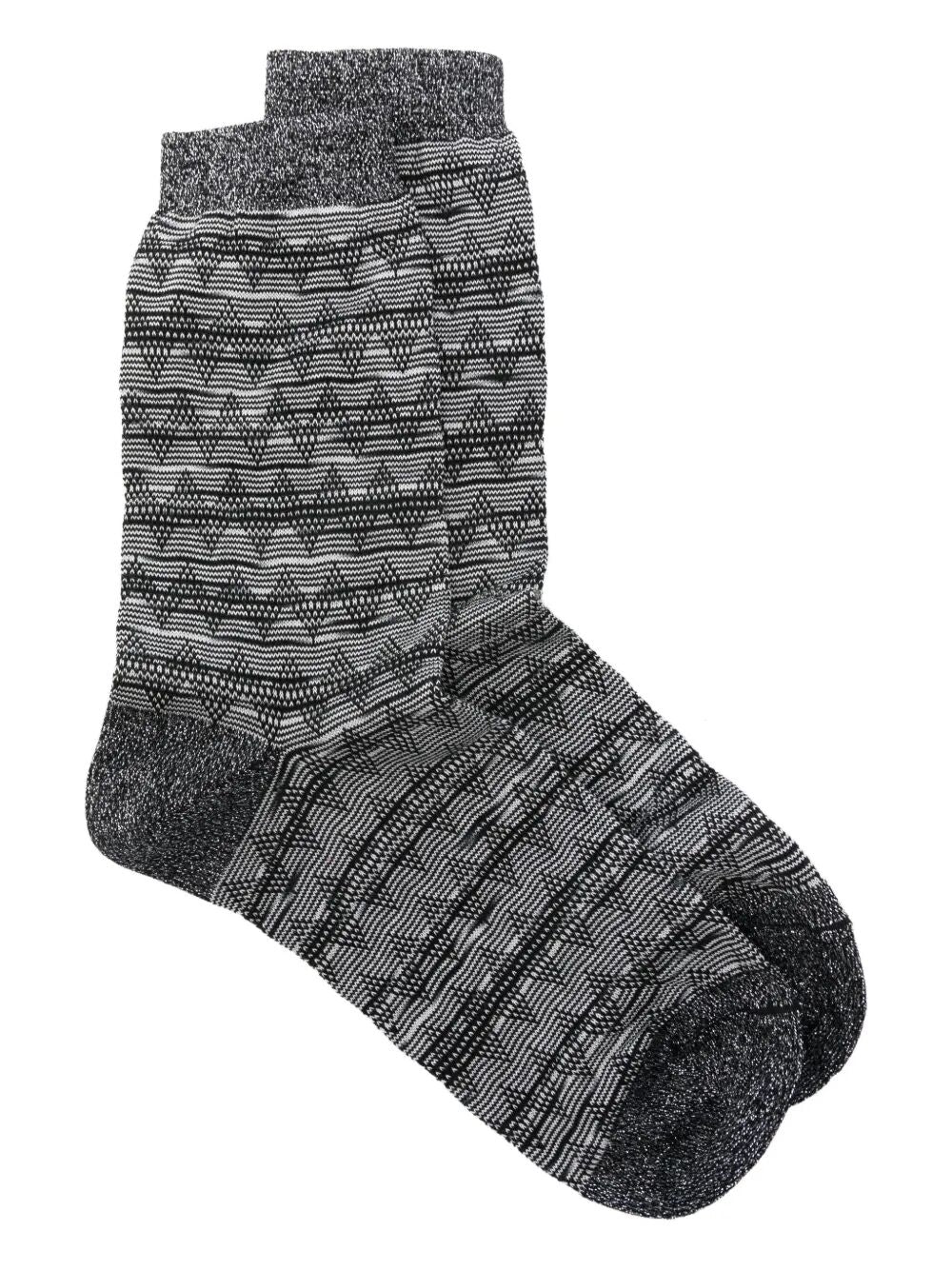 MISSONI Zig-Zag Cotton Socks for Women