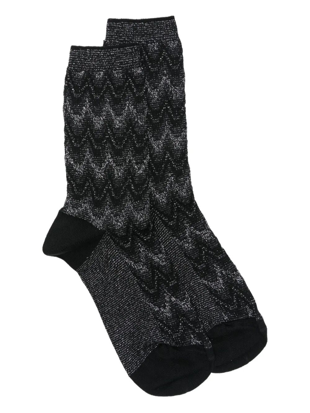 MISSONI Zig-Zag Cotton Socks for Women