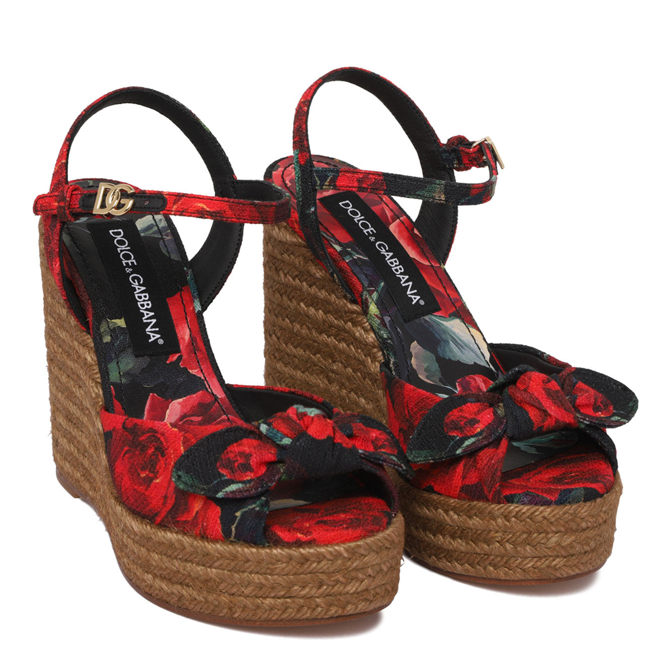 DOLCE & GABBANA Elegant Silk Mini Sandals for Women