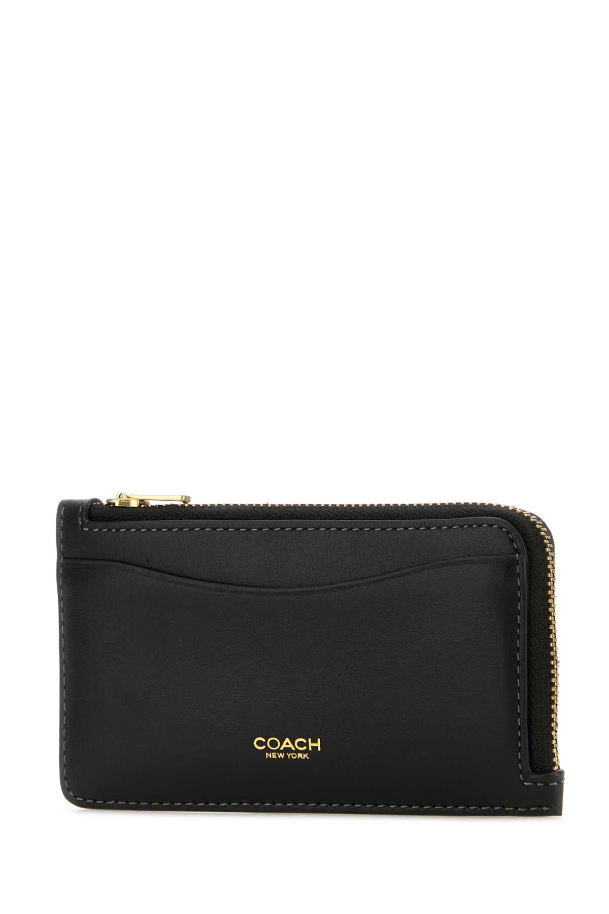 COACH Mini Leather Card Holder