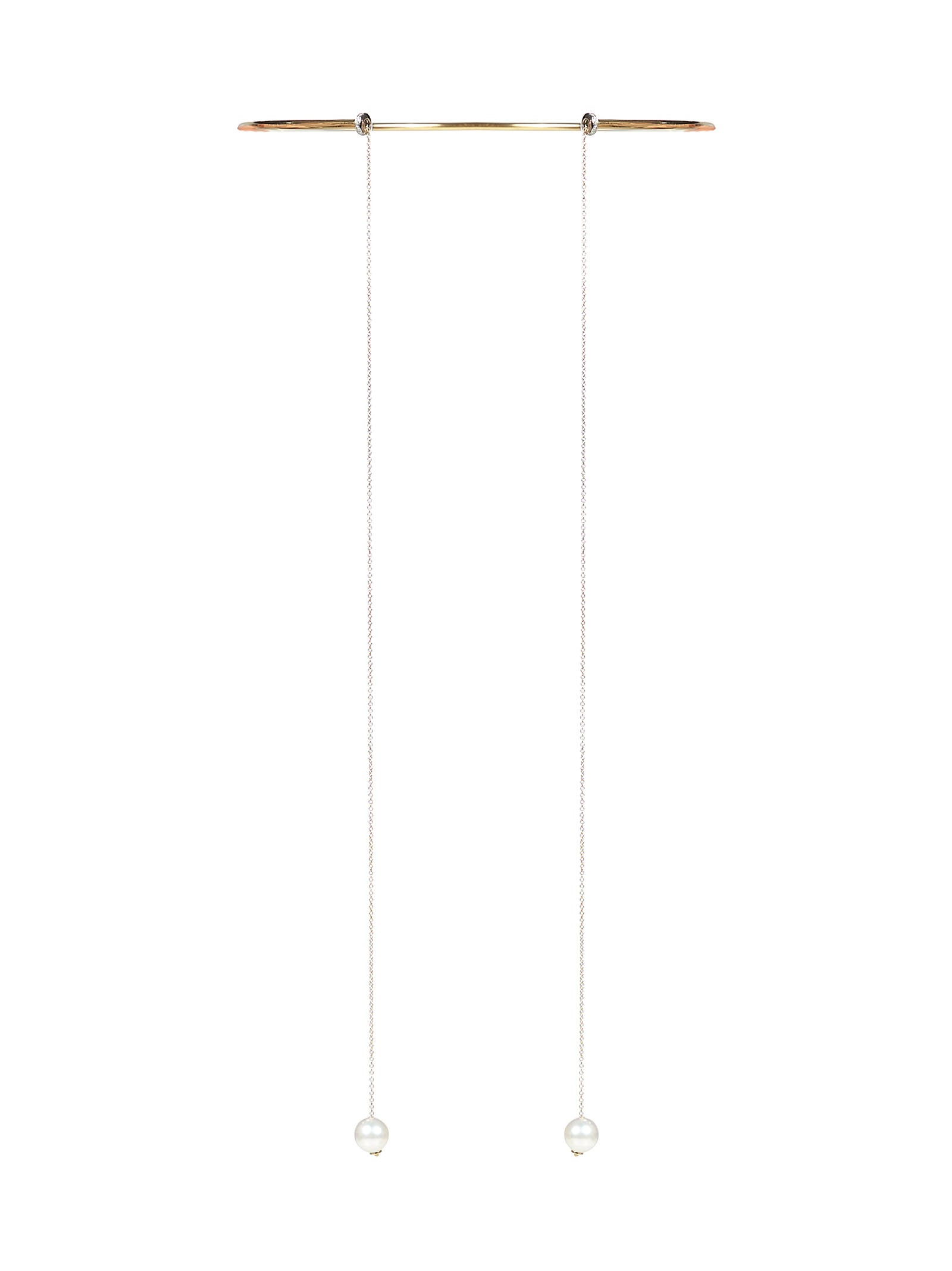 D.DELETTREZ Elegant Golden Necklace