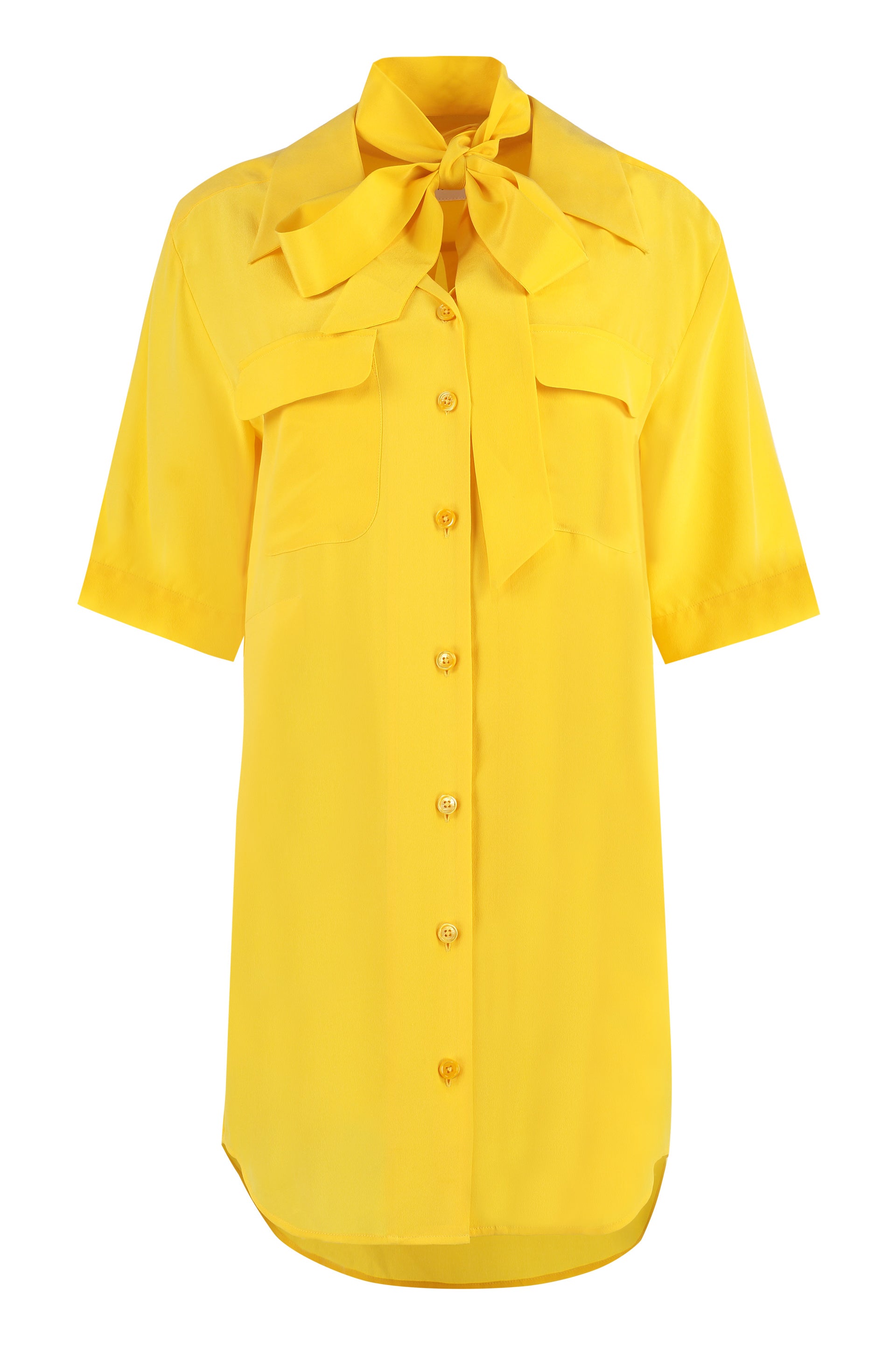 EQUIPMENT Belted Shirtdress with Flap Pockets - SS23