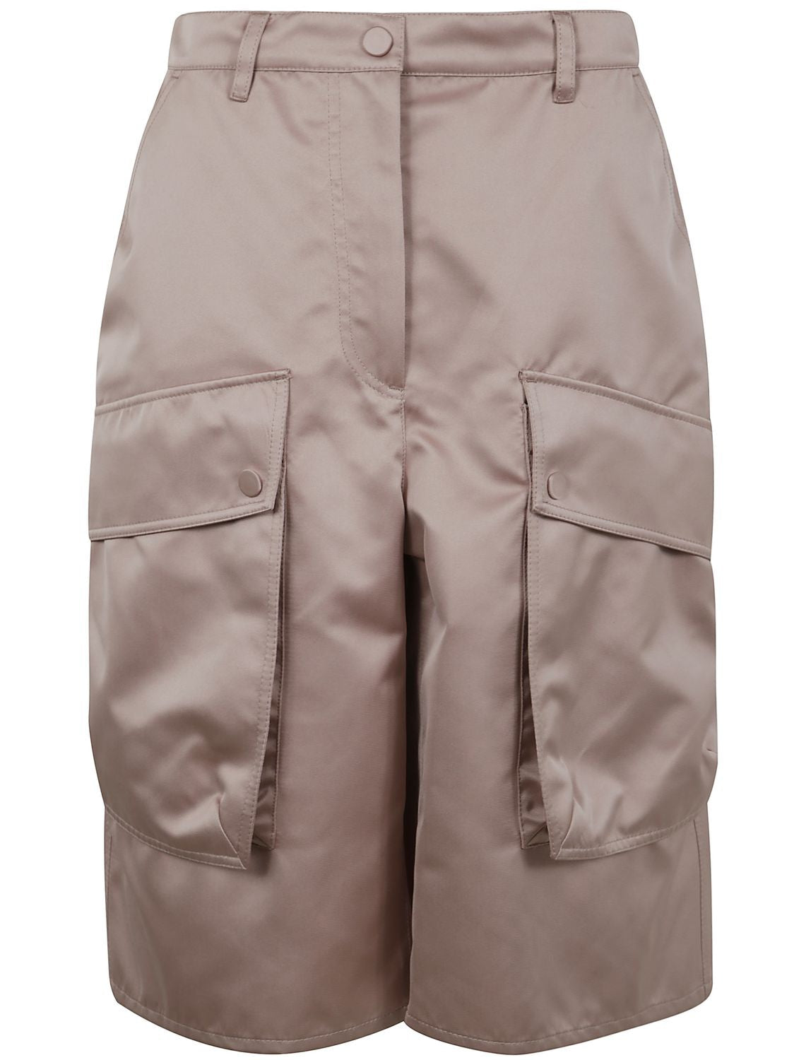 N21 Polyester Bermuda Shorts for Women - Spring/Summer 2025