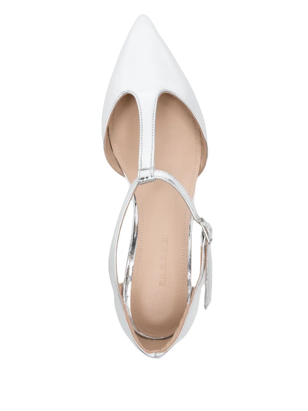 PAROSH Metallic Ballerina Shoes for Women