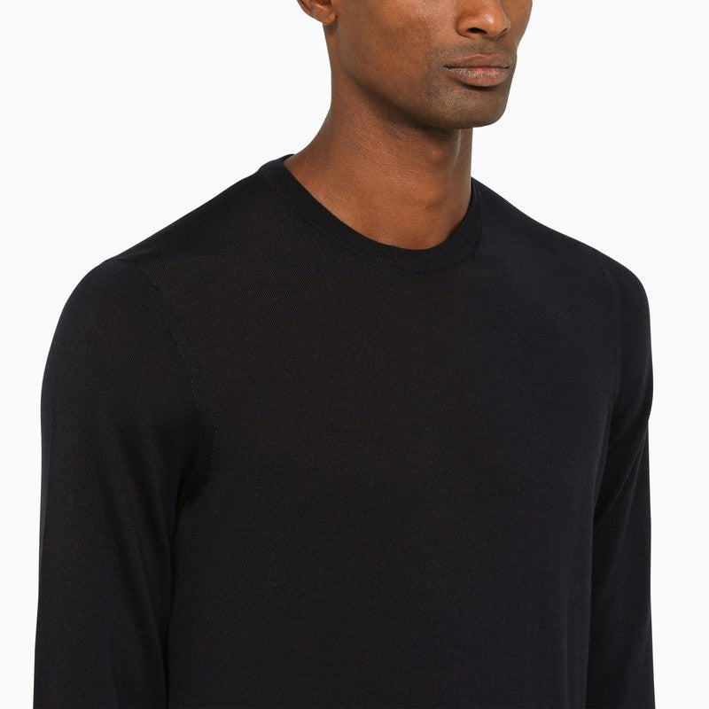 DRUMOHR Classic Wool Crew-Neck Sweater - Regular Fit