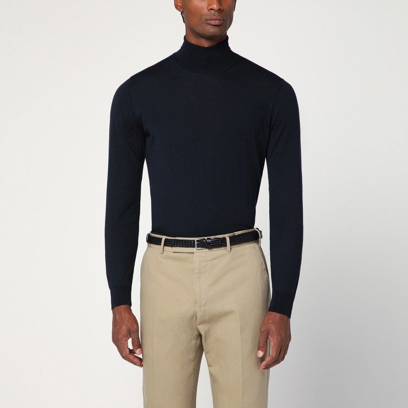 DRUMOHR Men's Wool Turtleneck Sweater