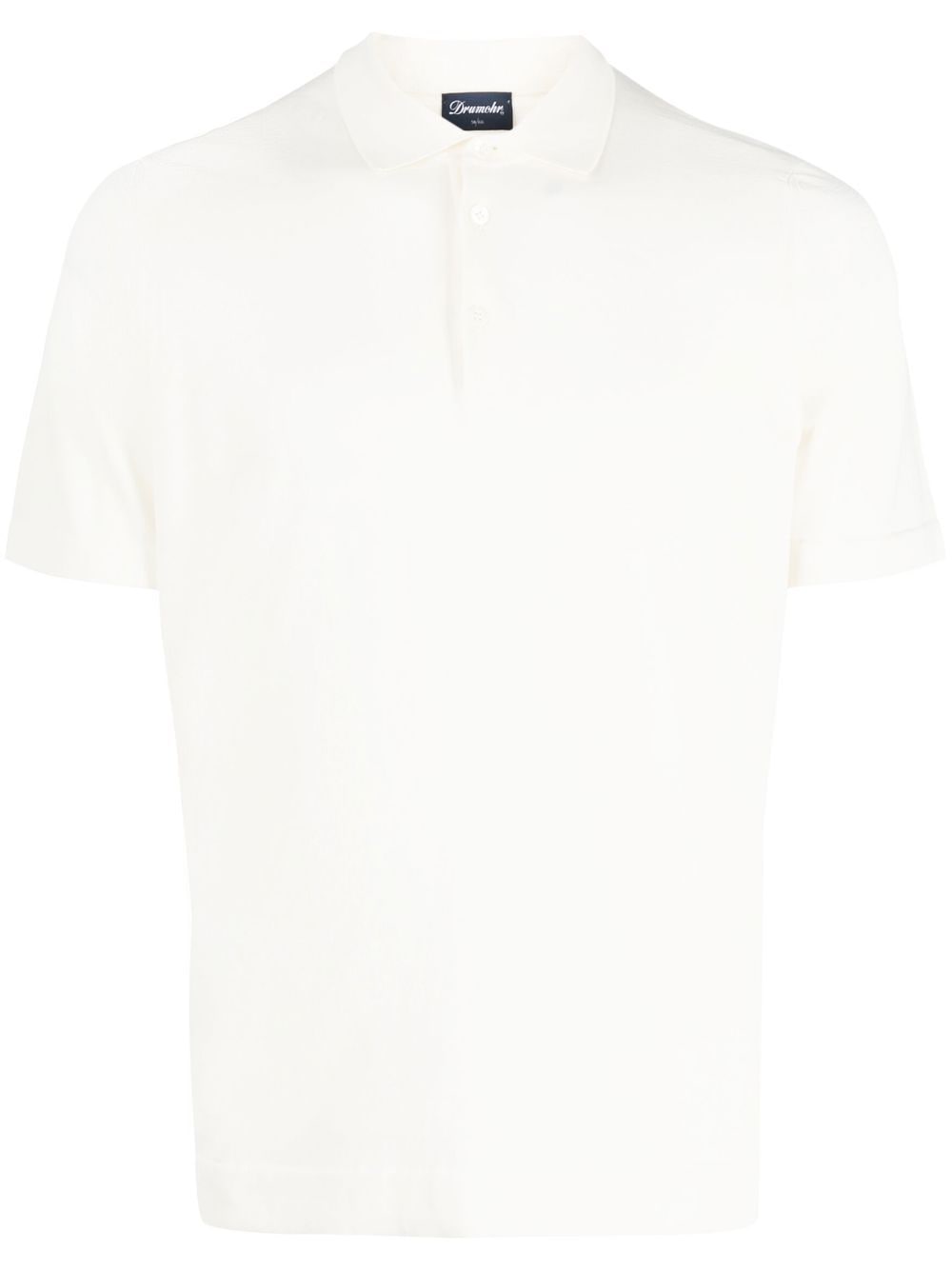 DRUMOHR Short Sleeves Polo with Buttons for Men