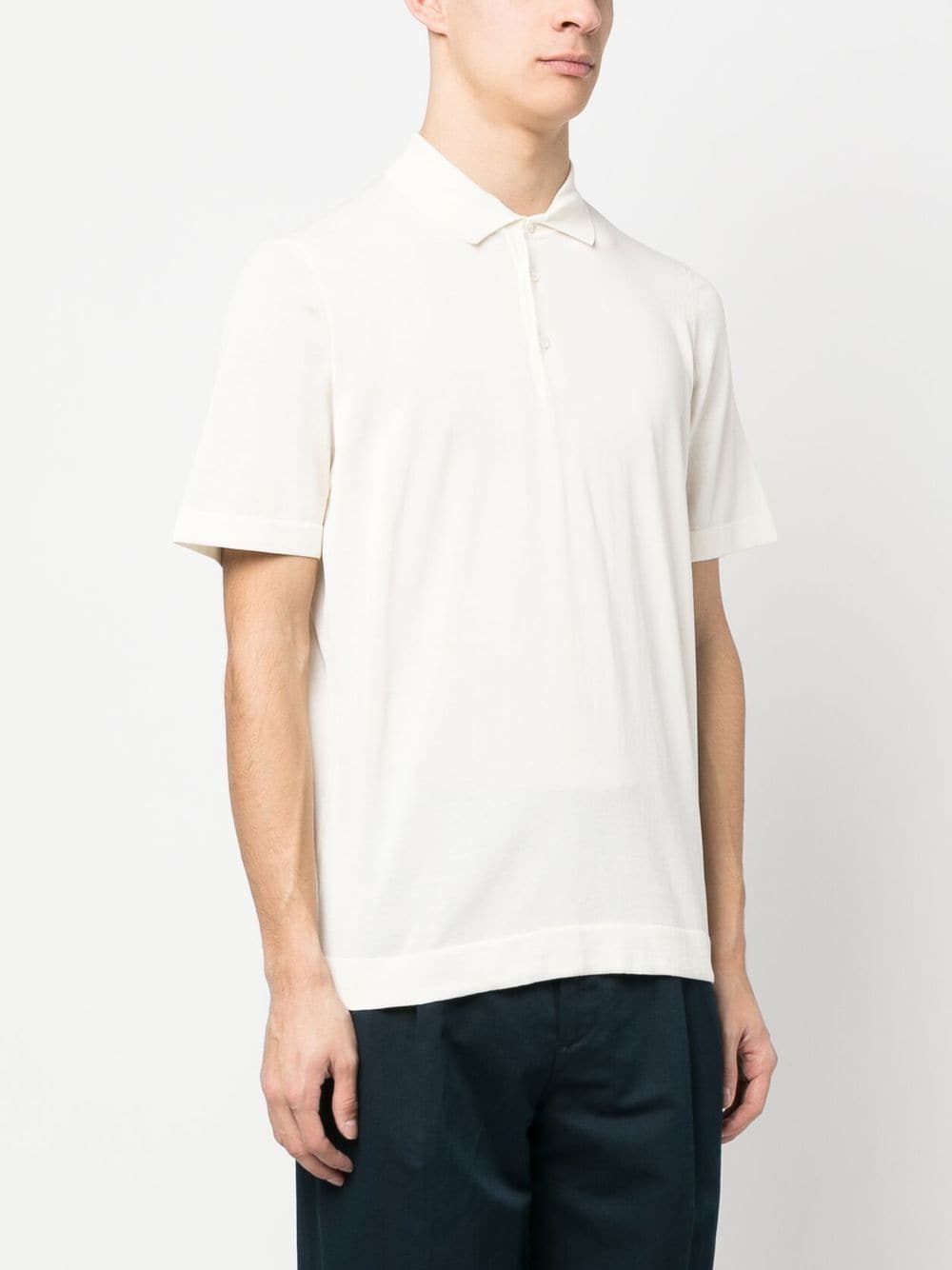 DRUMOHR Short Sleeves Polo with Buttons for Men