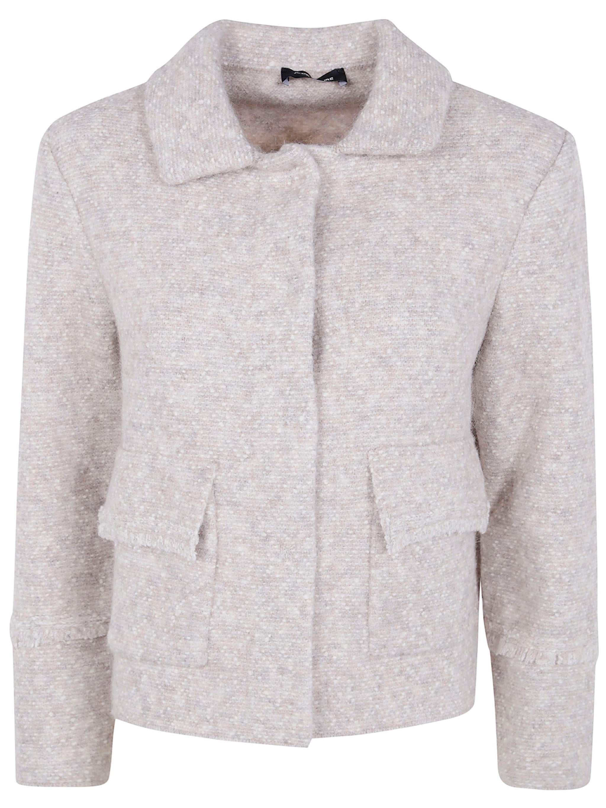 ANNECLAIRE Wool Blend Fancy Jacket for Women - FW25