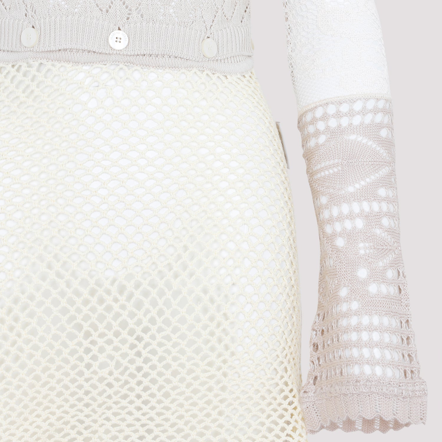 MARINE SERRE Chic Crochet Mini Dress for Women - SS23 Collection