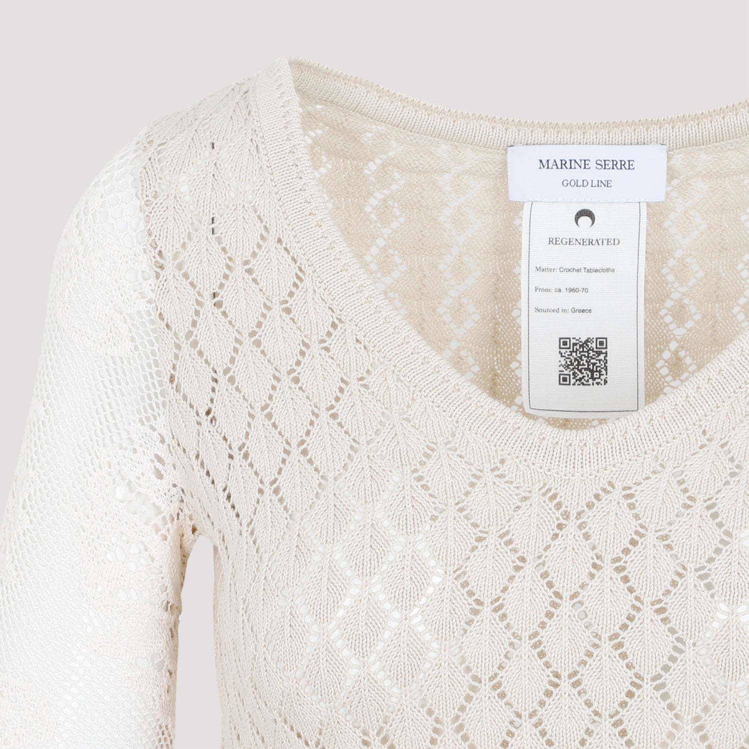 MARINE SERRE Chic Crochet Mini Dress for Women - SS23 Collection