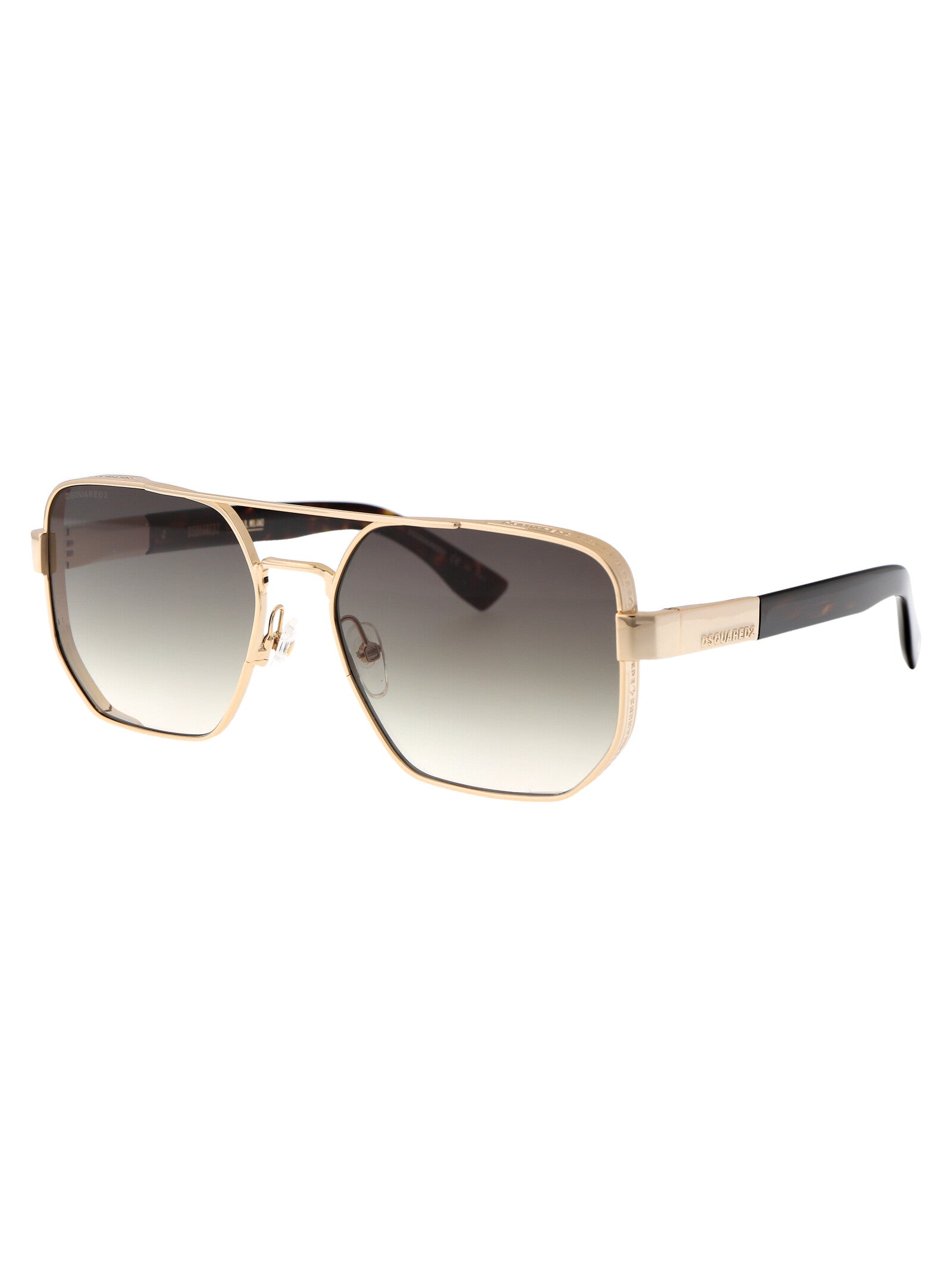DSQUARED2 Metal Havana Sunglasses for Men - D2 0083/S