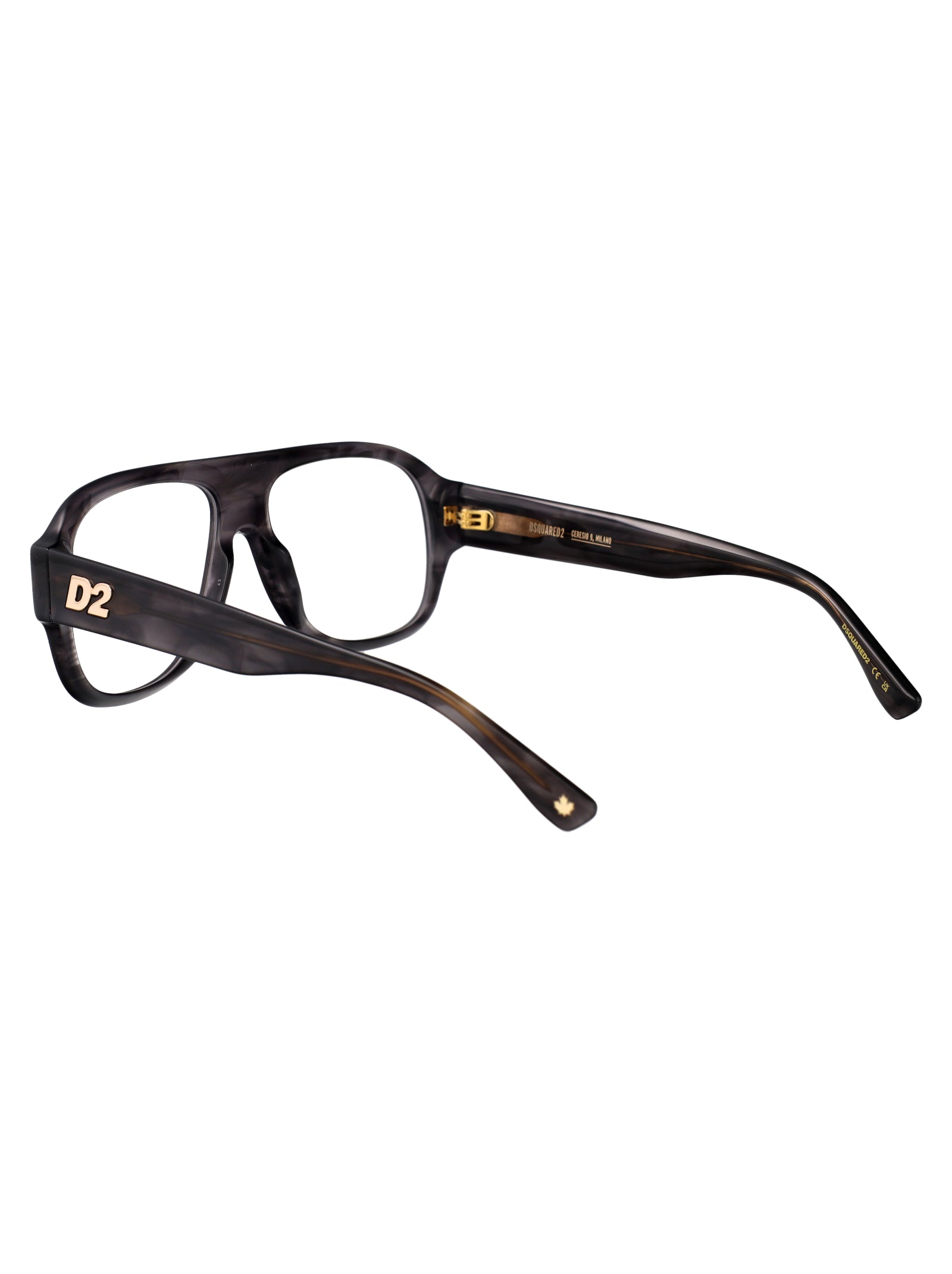 DSQUARED2 Stylish Horn Acetate Optical Glasses for Men