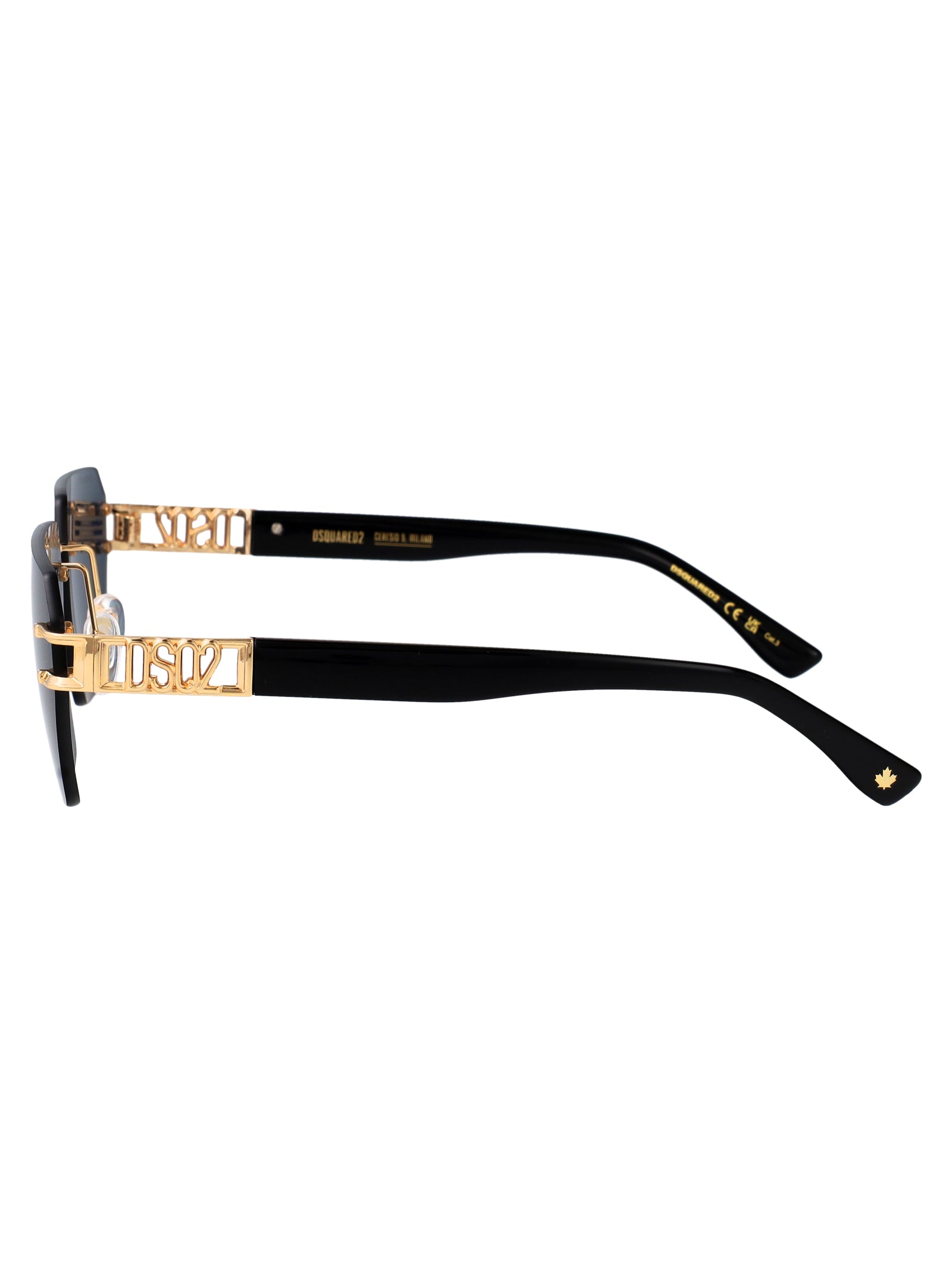 DSQUARED2 Metal Sunglasses for Men - FW25 Collection