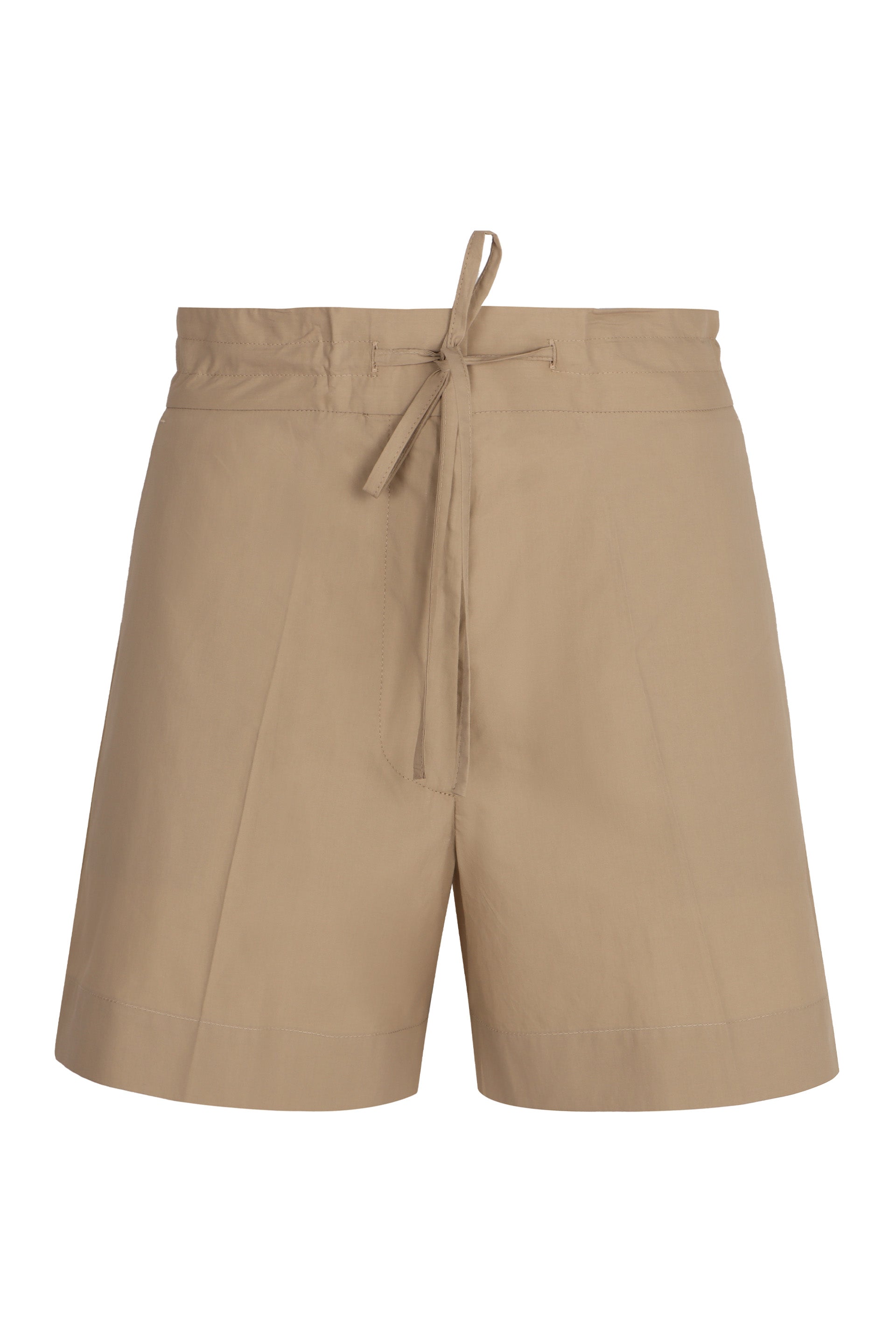 PAROSH Women's Cotton Mini Shorts with Elastic Waistband
