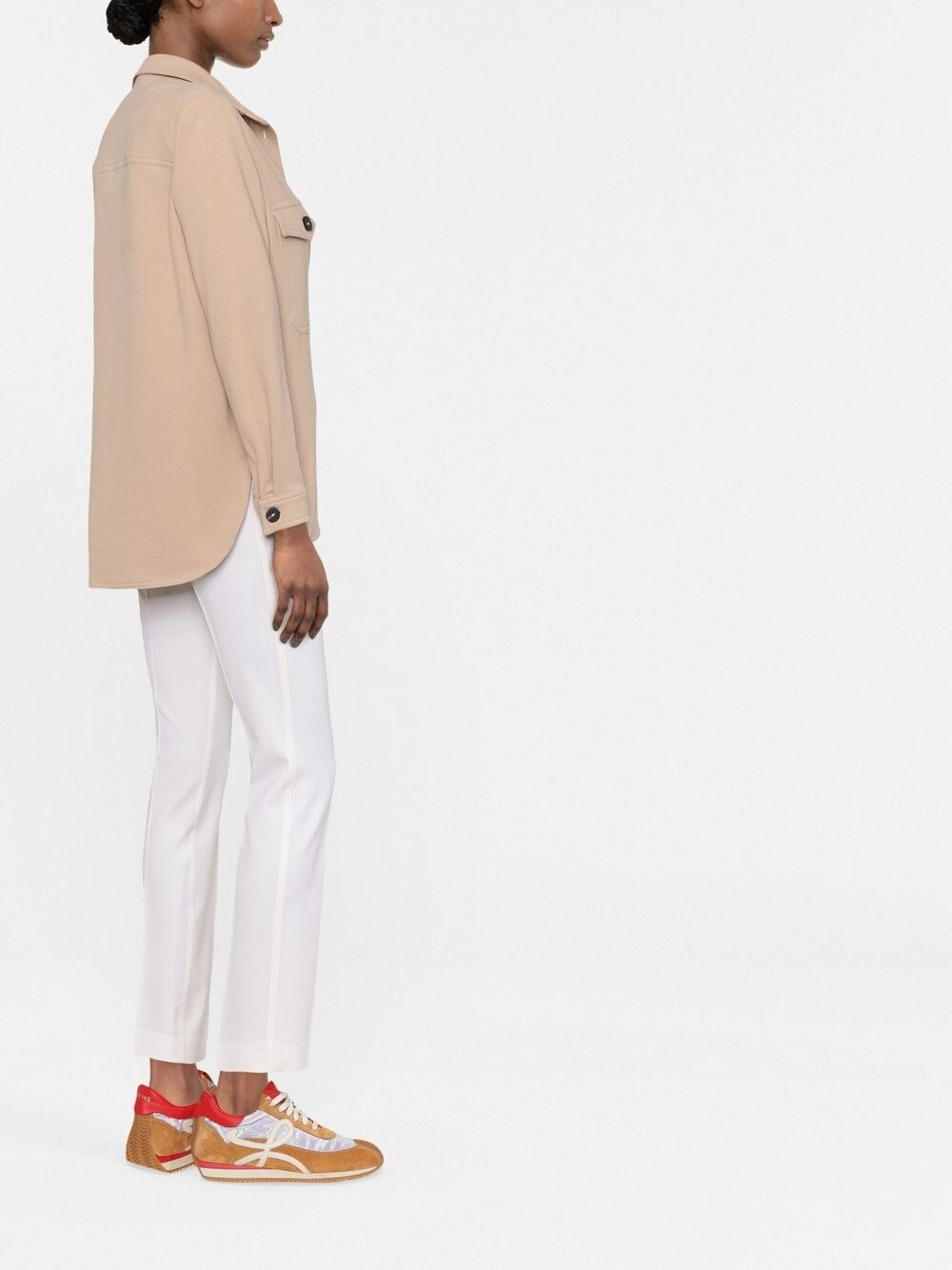 PAROSH Slim Trousers for Women - Classic Fit