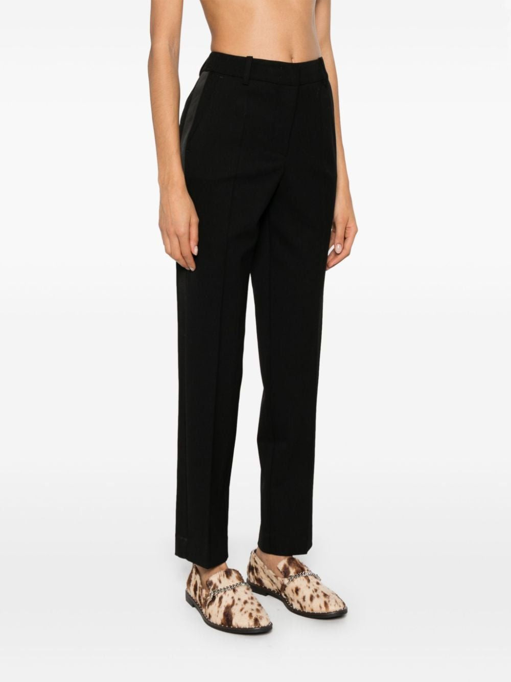 PAROSH Straight Leg Trousers for Women FW24