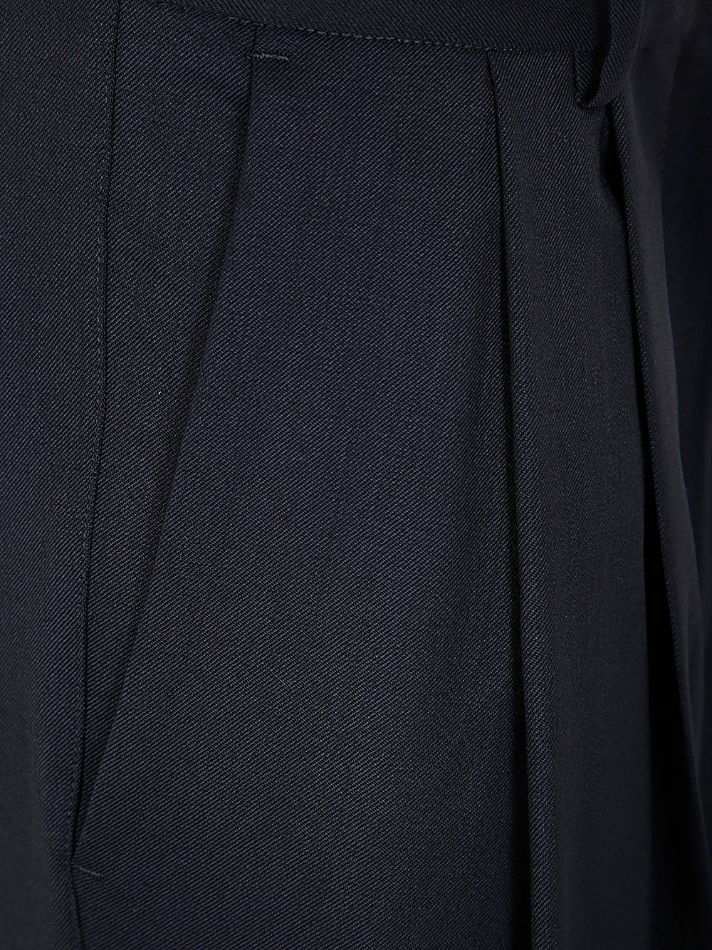 PAROSH Wide Leg Trousers with Pleats for Women - FW24